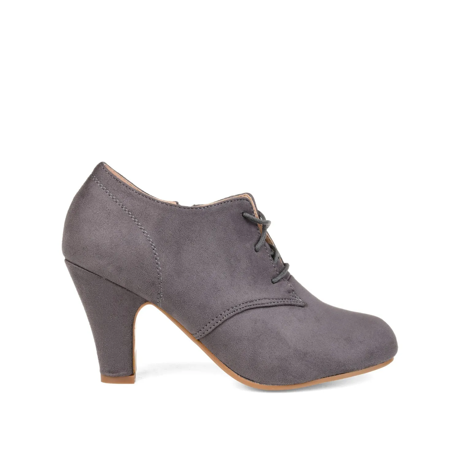 LEONA LACE-UP BOOTIES IN FAUX SUEDE winter fit