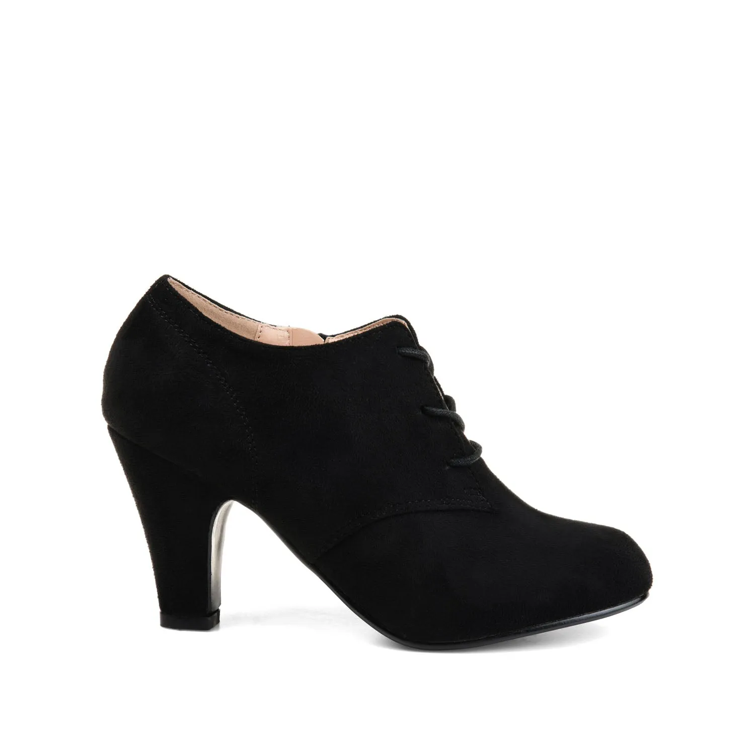LEONA LACE-UP BOOTIES IN FAUX SUEDE winter fit