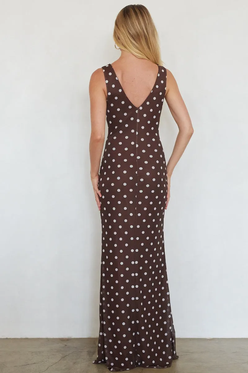 Lettie Mesh Maxi Dress night breeze