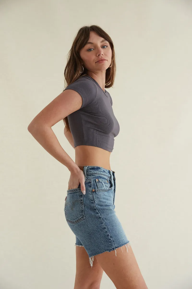 Levi's 501 Mid Thigh Shorts Odeon stretch band