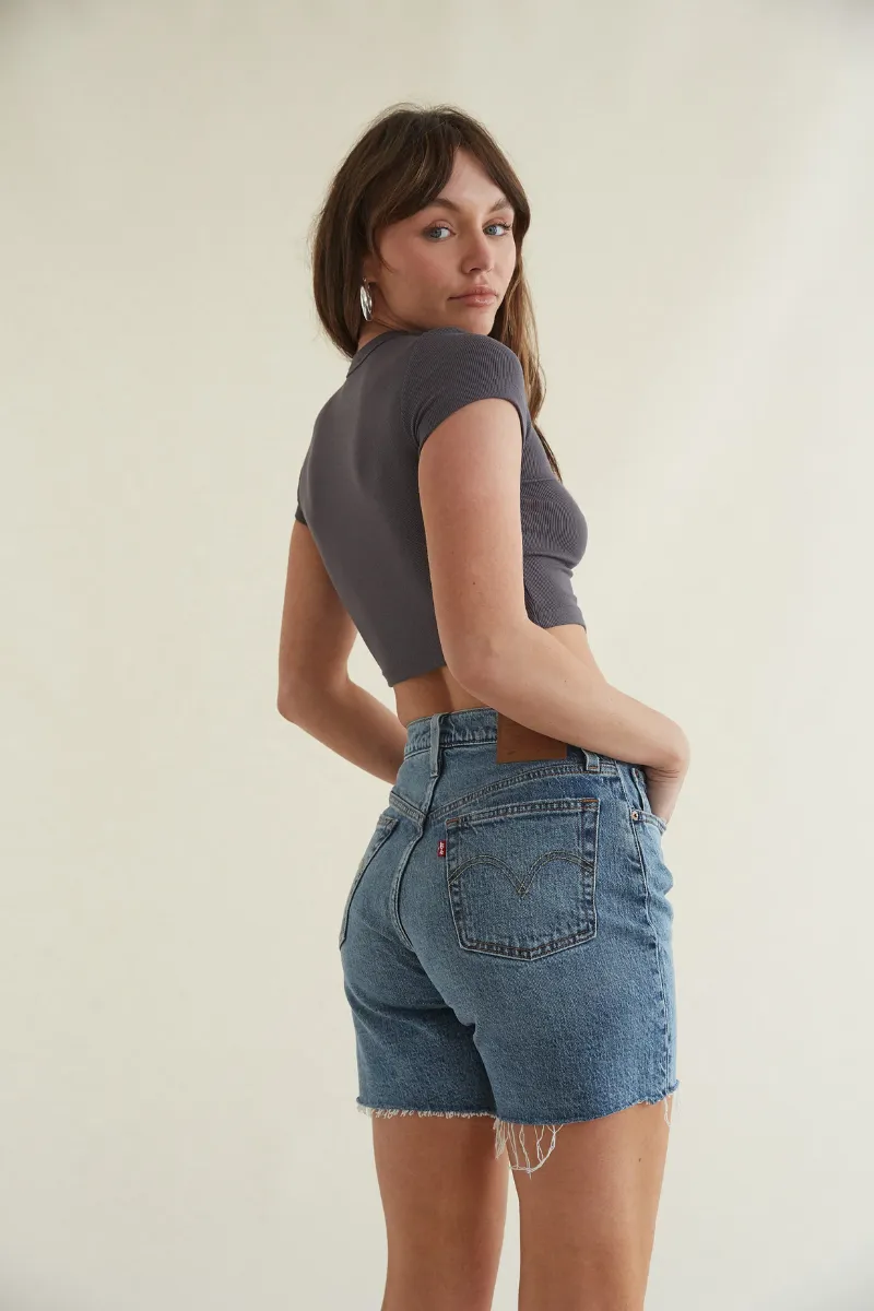 Levi's 501 Mid Thigh Shorts Odeon stretch band