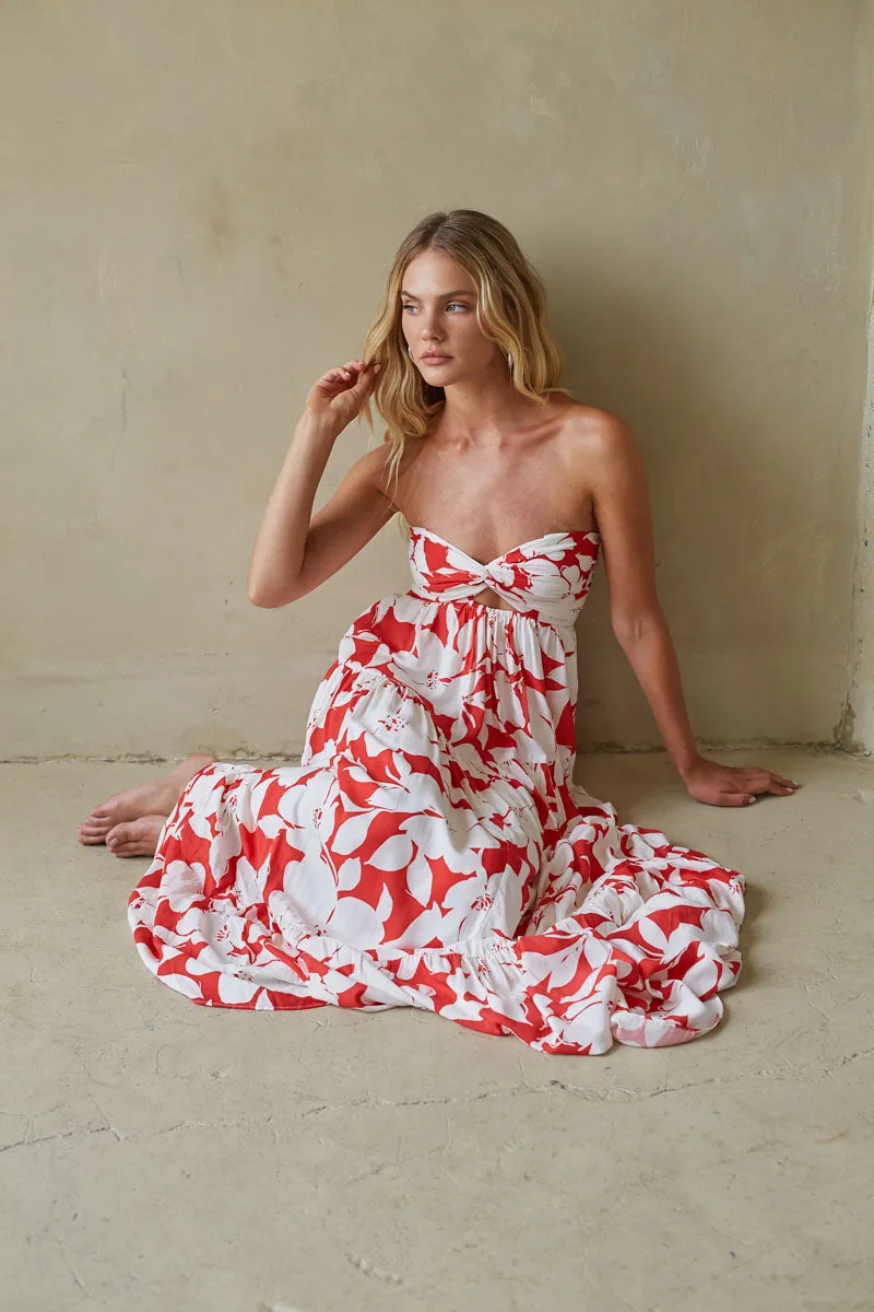 Lilo Strapless Maxi Dress match fast