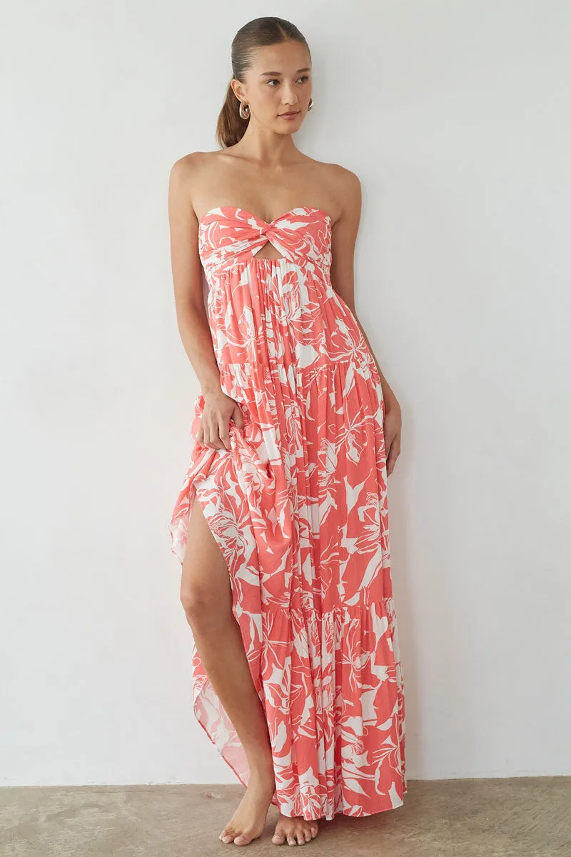Lilo Strapless Maxi Dress match fast