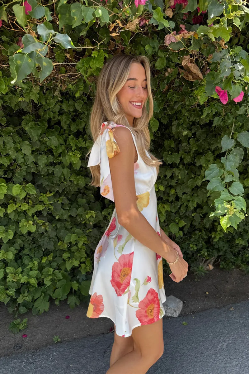 Linden Floral Mini Dress match fast