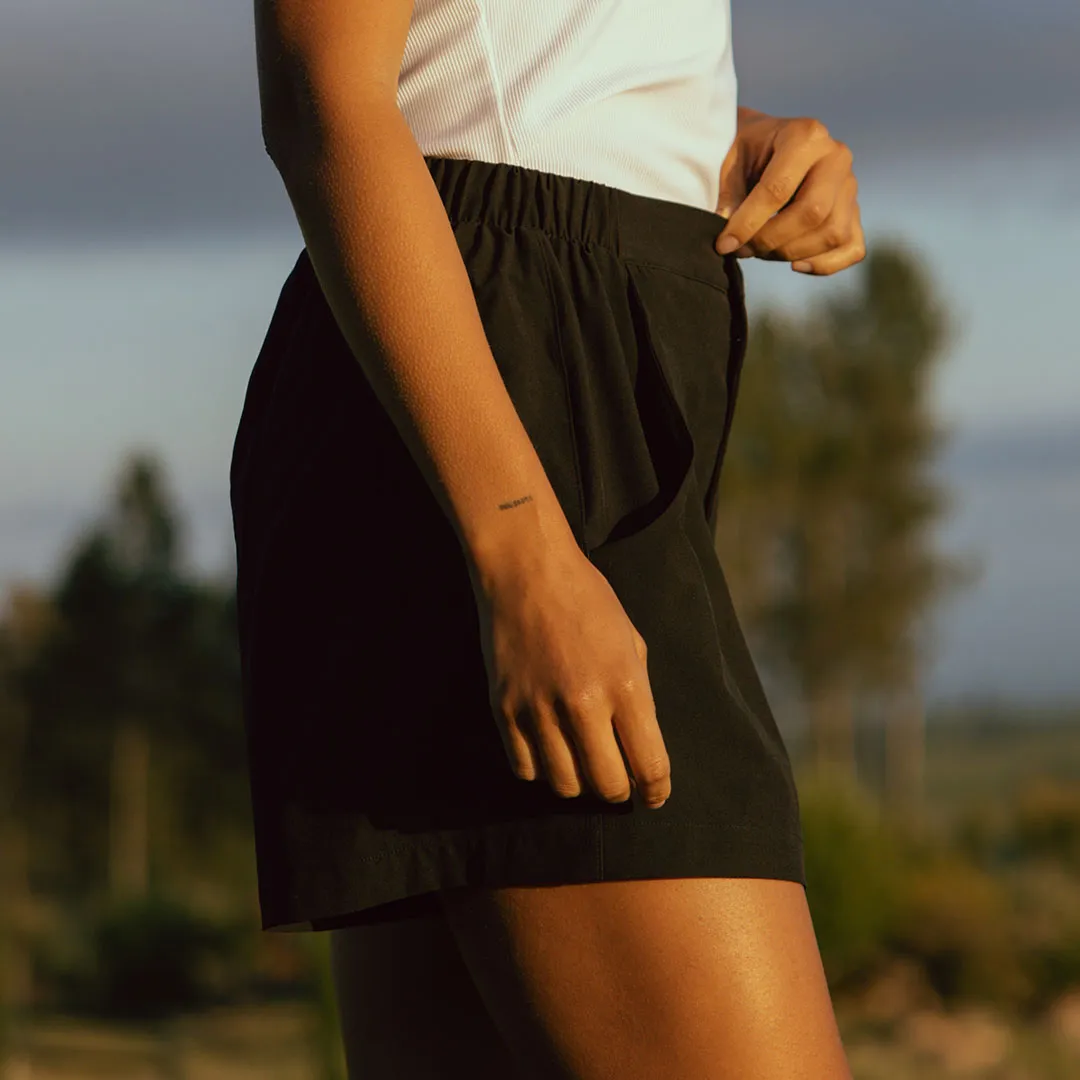 Links Shorts, Jetsetter Black stay dry