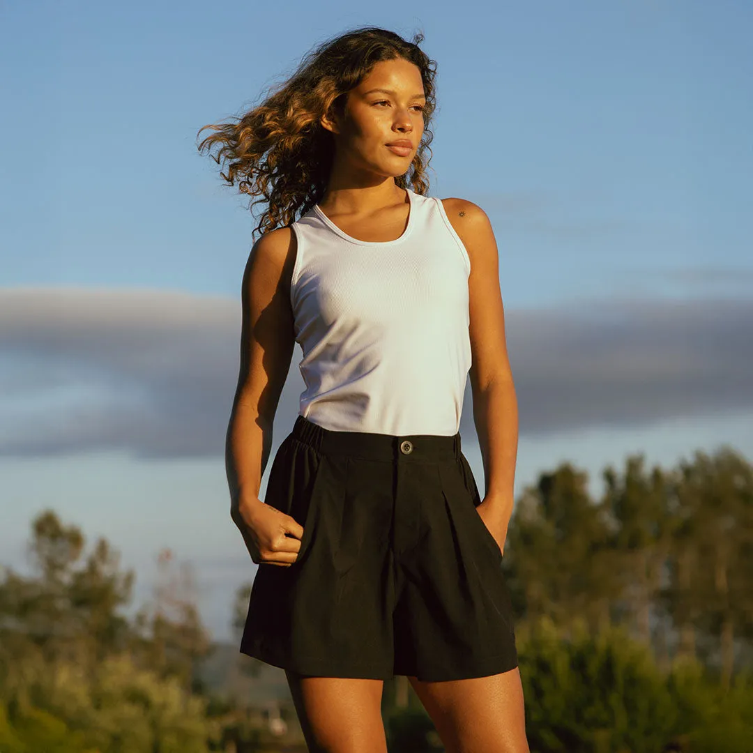 Links Shorts, Jetsetter Black stay dry