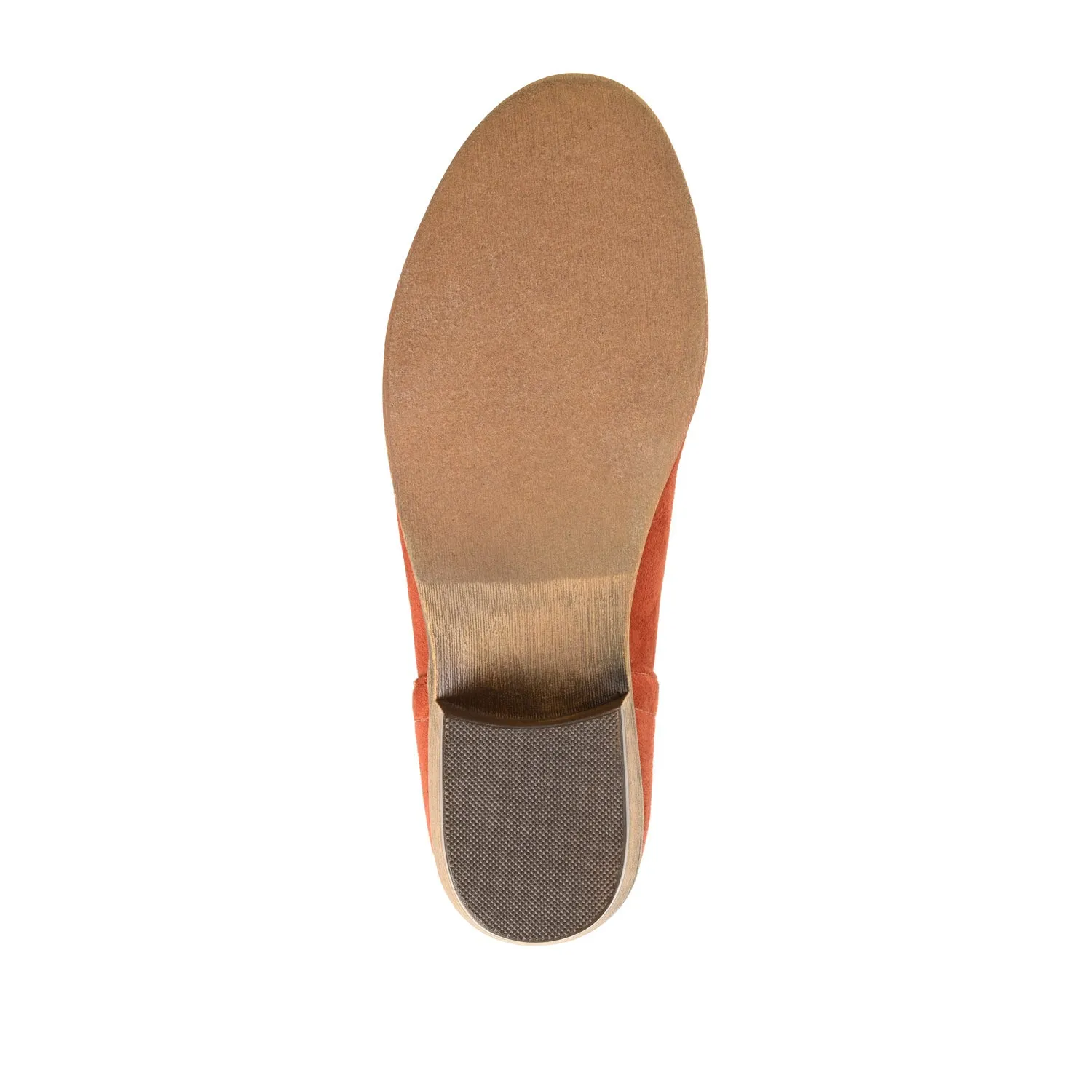 LIVVY ZIP-UP BOOTIES IN FAUX SUEDE autumn street