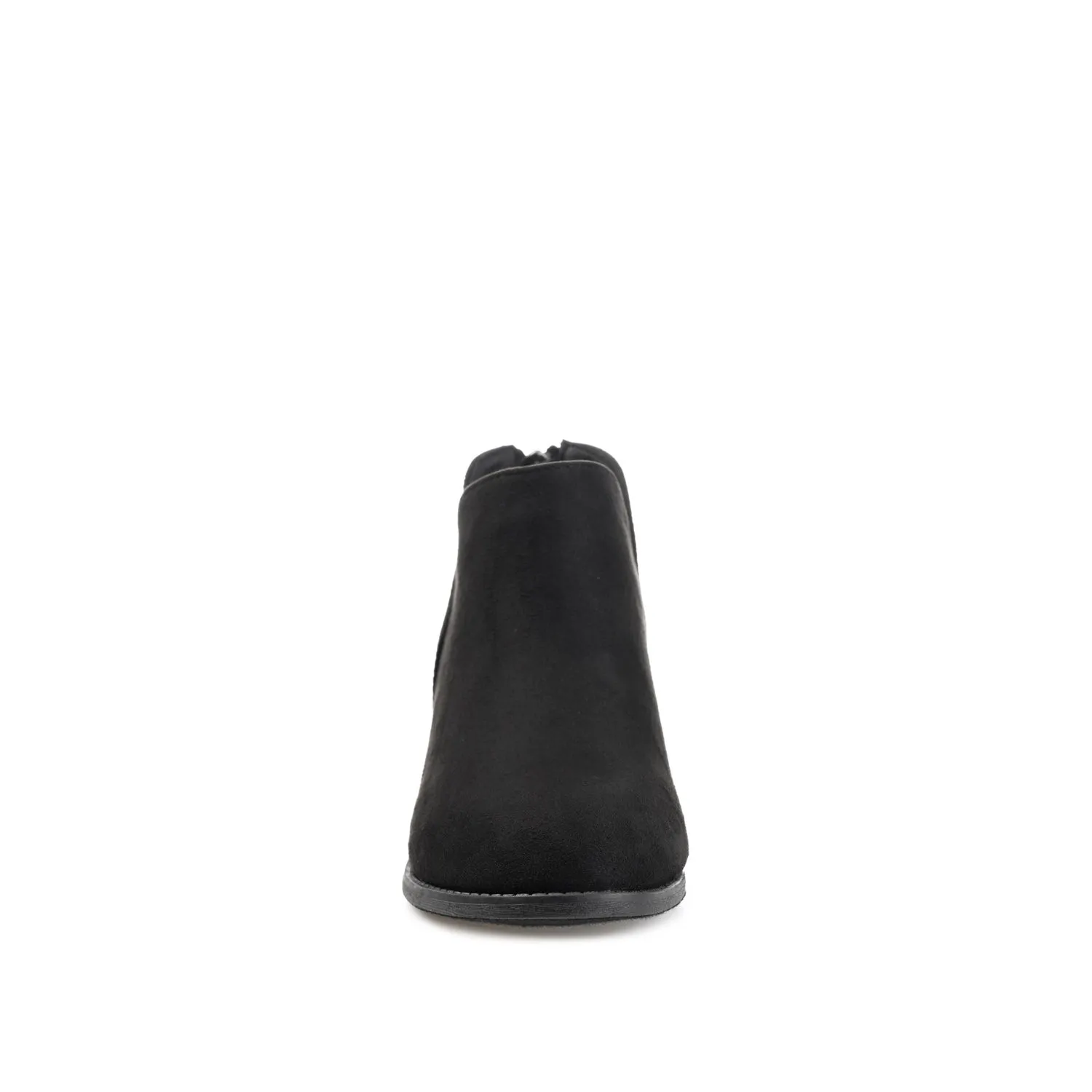 LIVVY ZIP-UP BOOTIES IN FAUX SUEDE autumn street