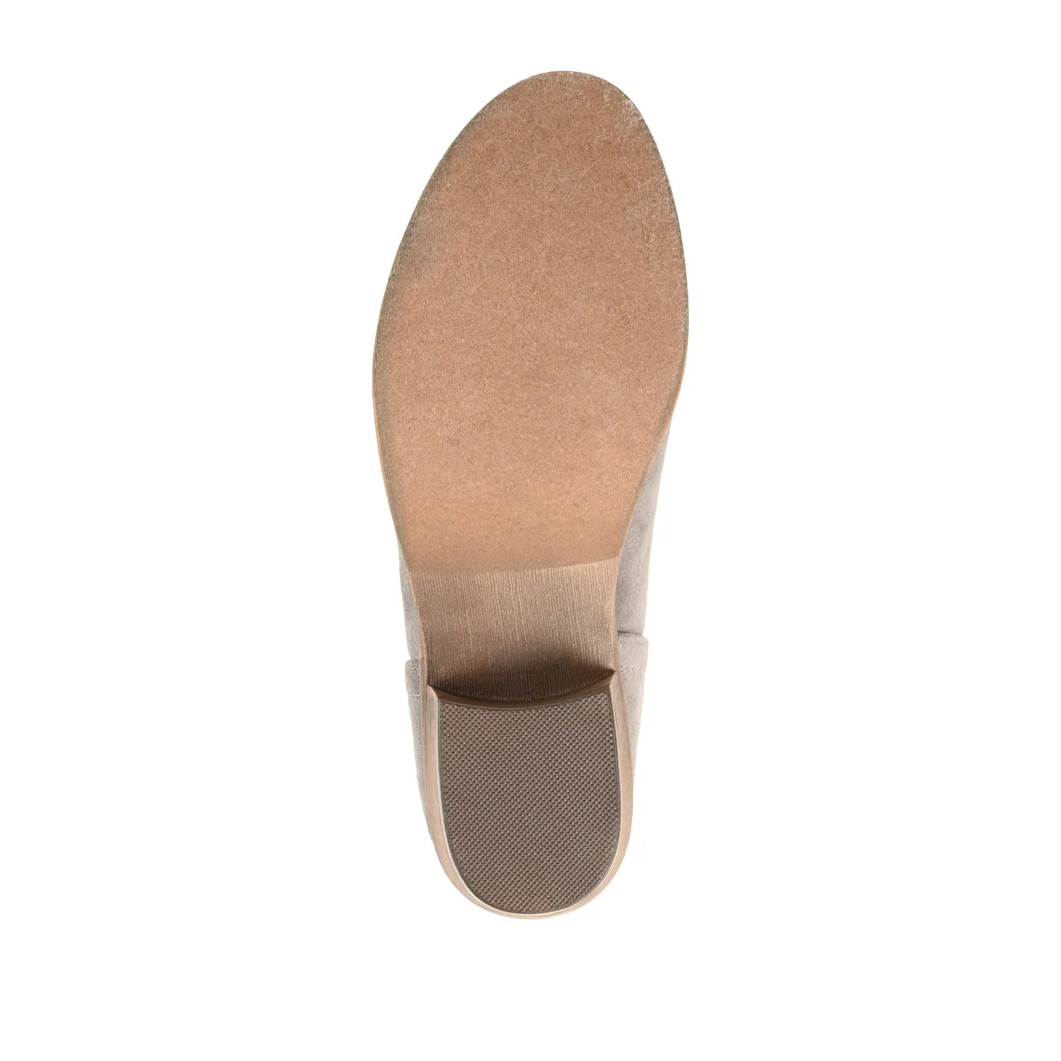 LIVVY ZIP-UP BOOTIES IN FAUX SUEDE autumn street