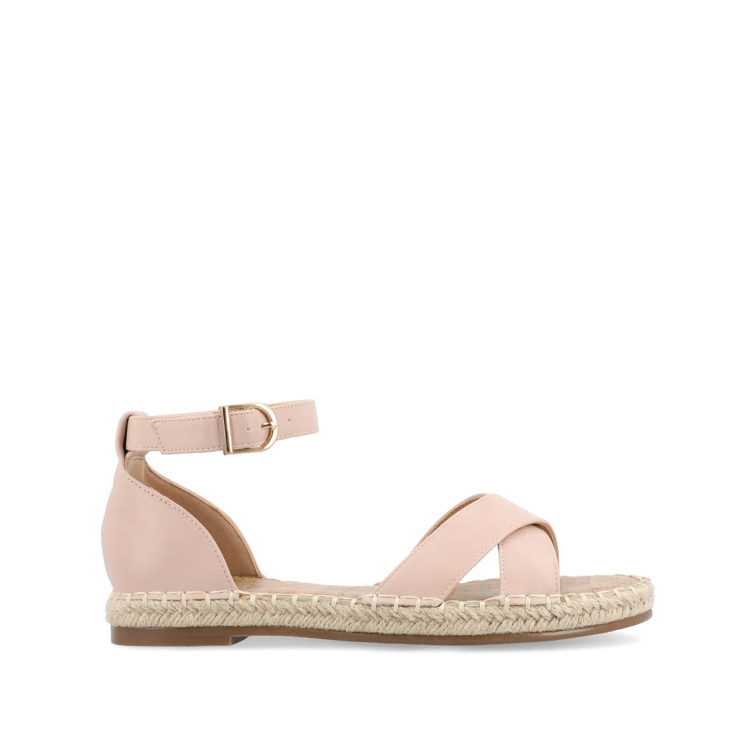 LYDDIA ESPADRILLE SANDALS IN FAUX LEATHER street slip