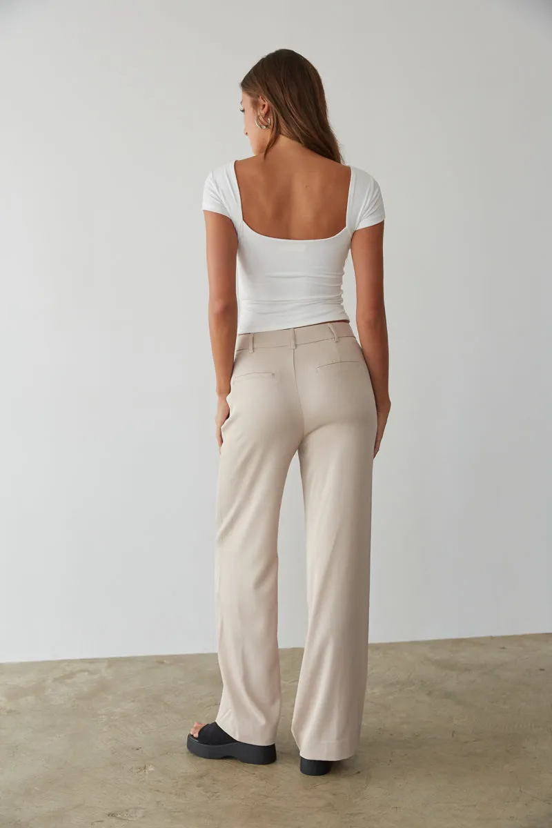 Lyna Wide Leg Trouser Pants weekend go