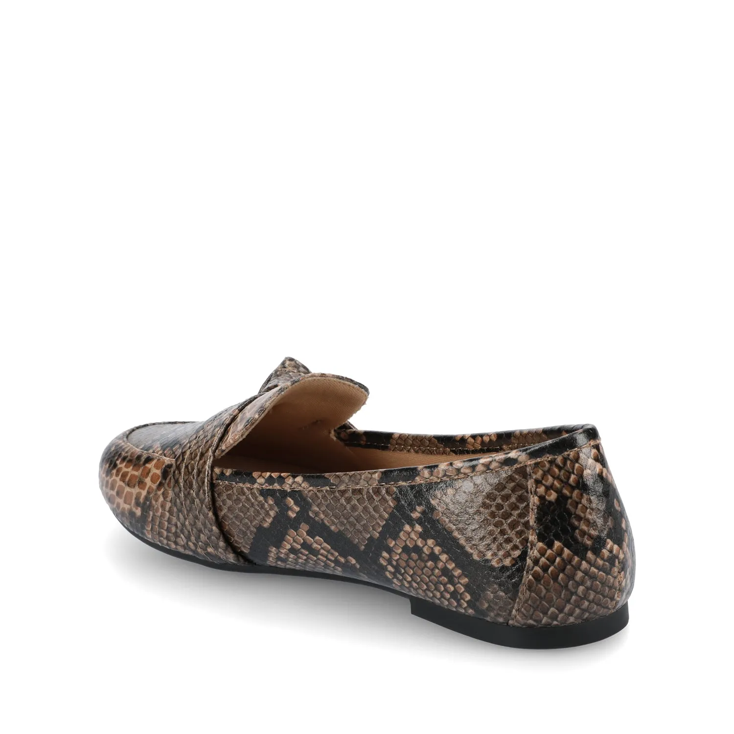 MARCI LOAFER FLATS IN FAUX LEATHER eco pick