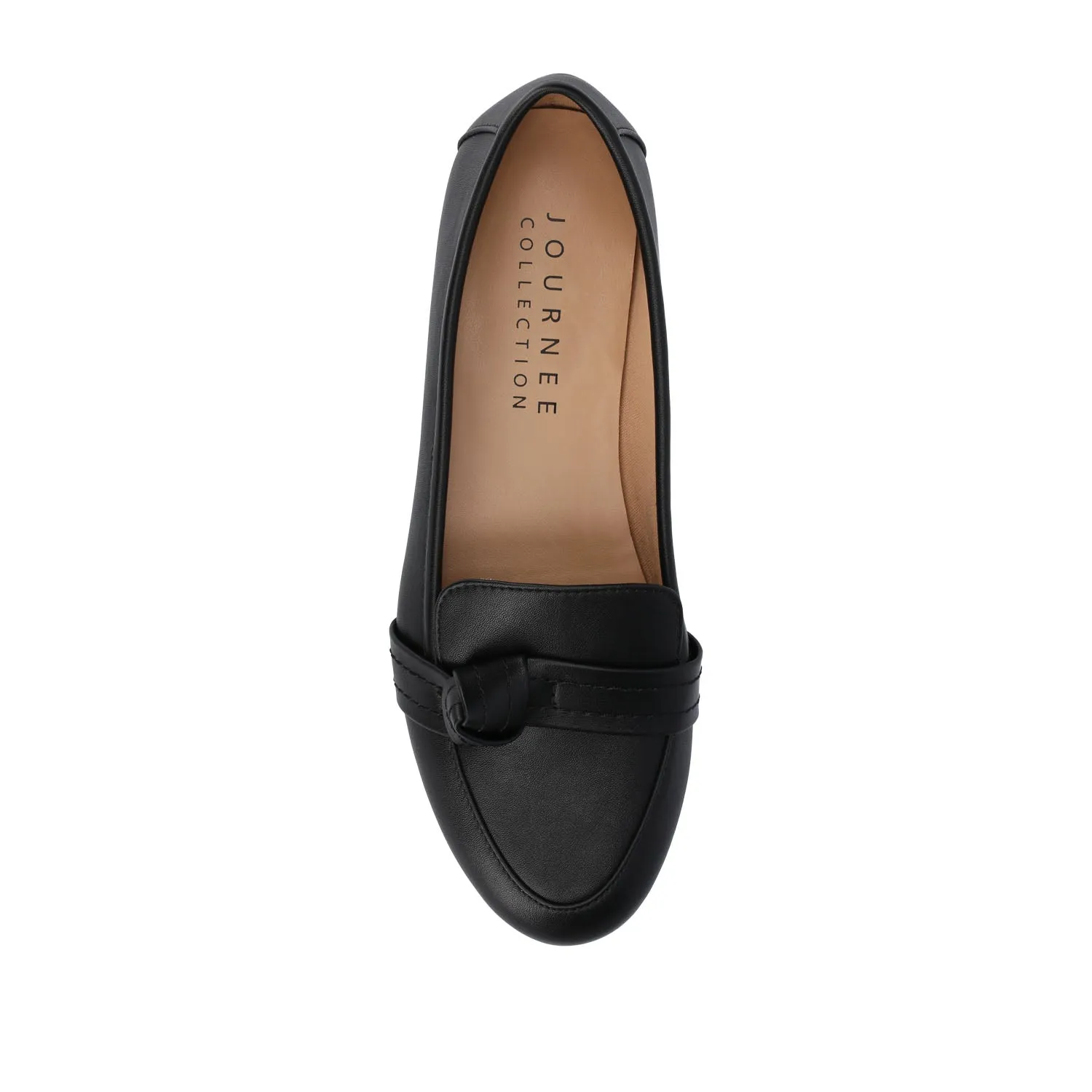 MARCI LOAFER FLATS IN FAUX LEATHER eco pick