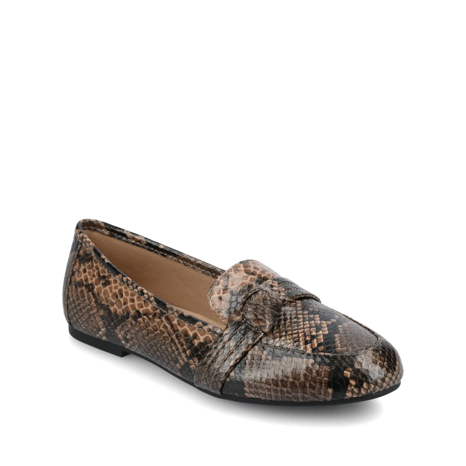 MARCI LOAFER FLATS IN FAUX LEATHER eco pick