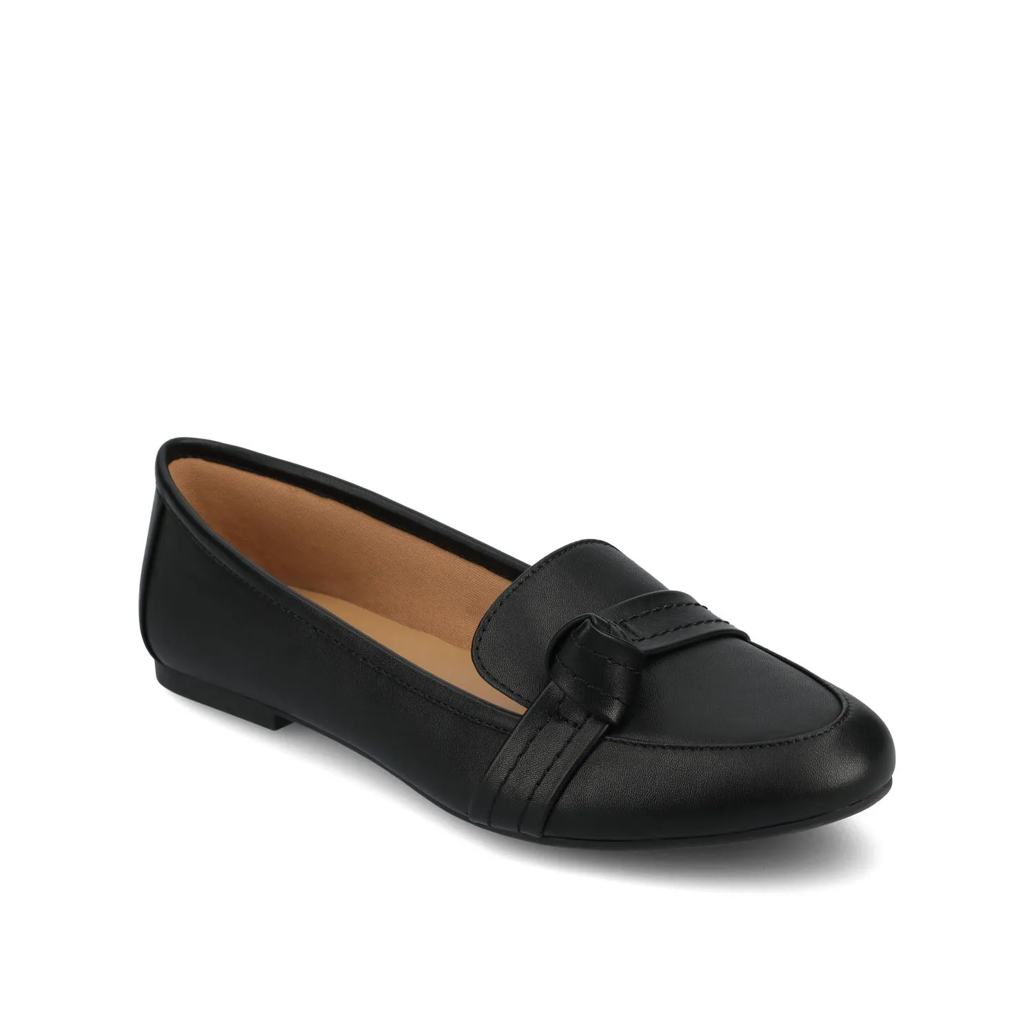 MARCI LOAFER FLATS IN FAUX LEATHER eco pick