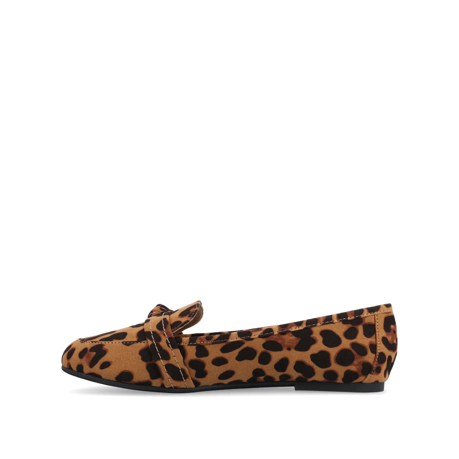 MARCI LOAFER FLATS IN FAUX SUEDE drive safe