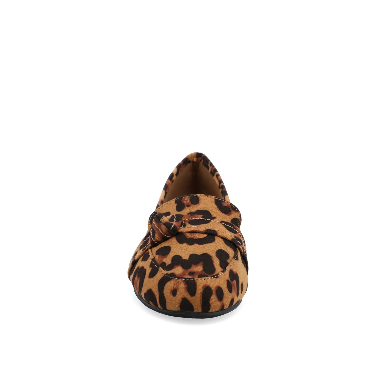 MARCI LOAFER FLATS IN FAUX SUEDE drive safe