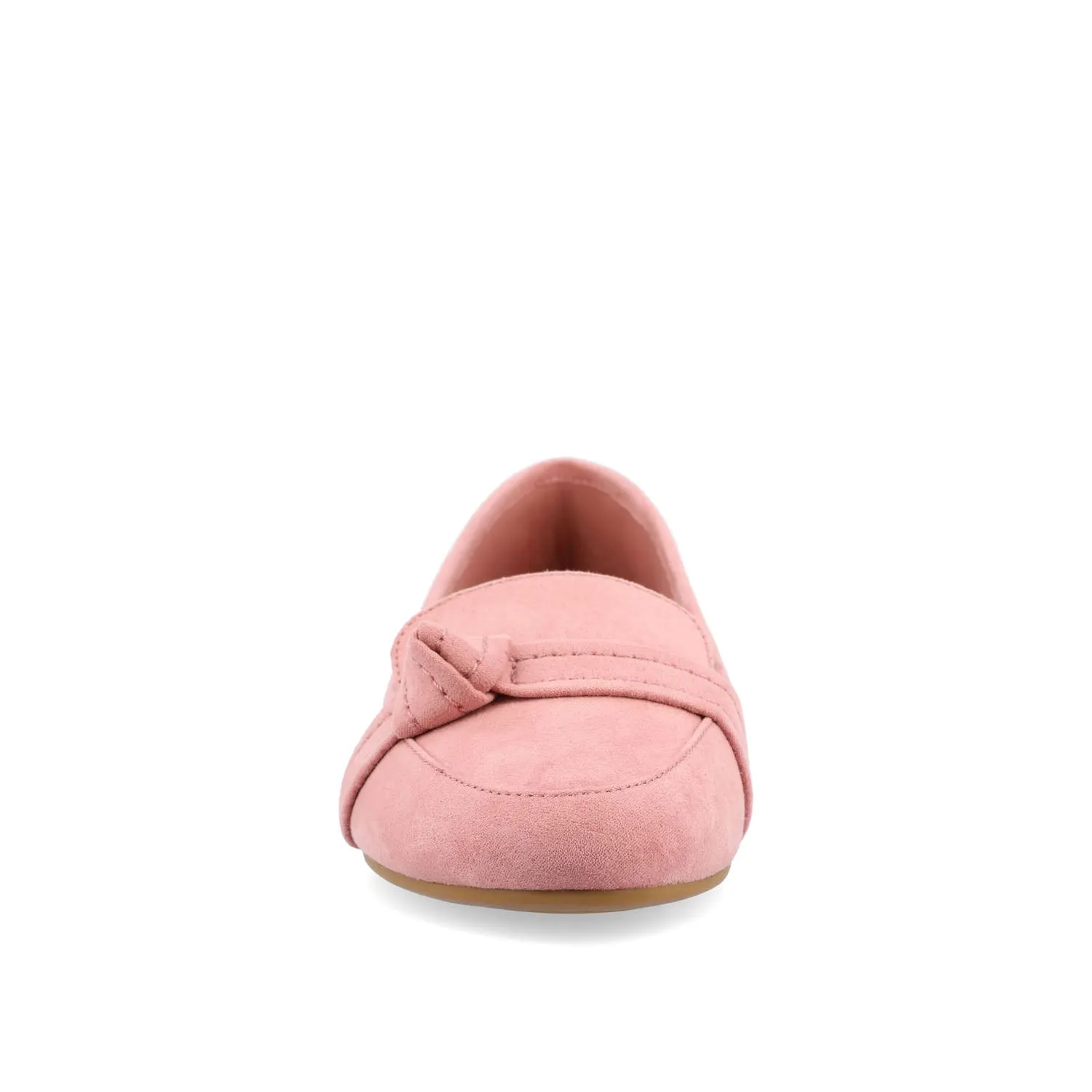 MARCI LOAFER FLATS IN FAUX SUEDE drive safe