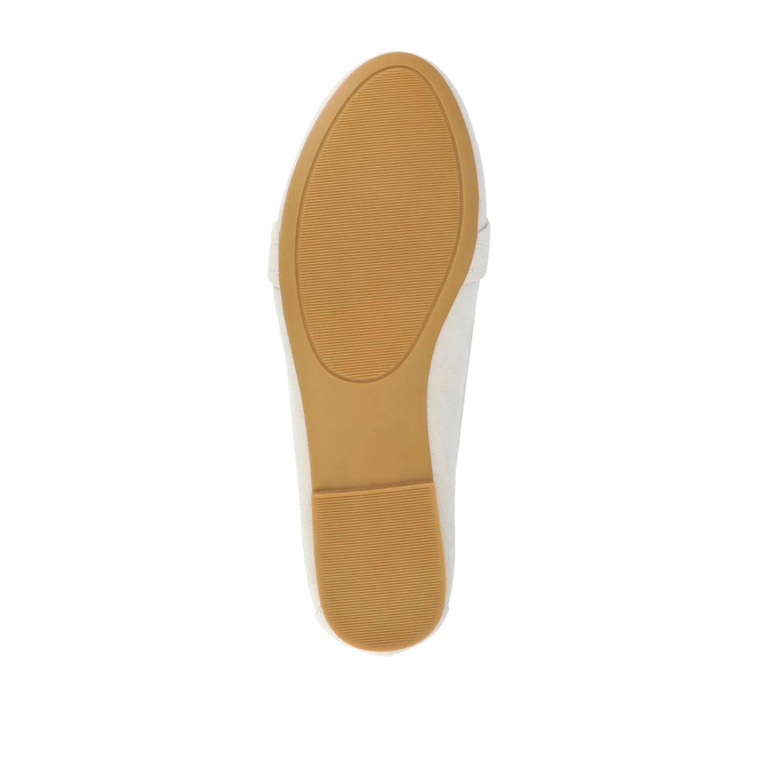 MARCI LOAFER FLATS IN FAUX SUEDE drive safe