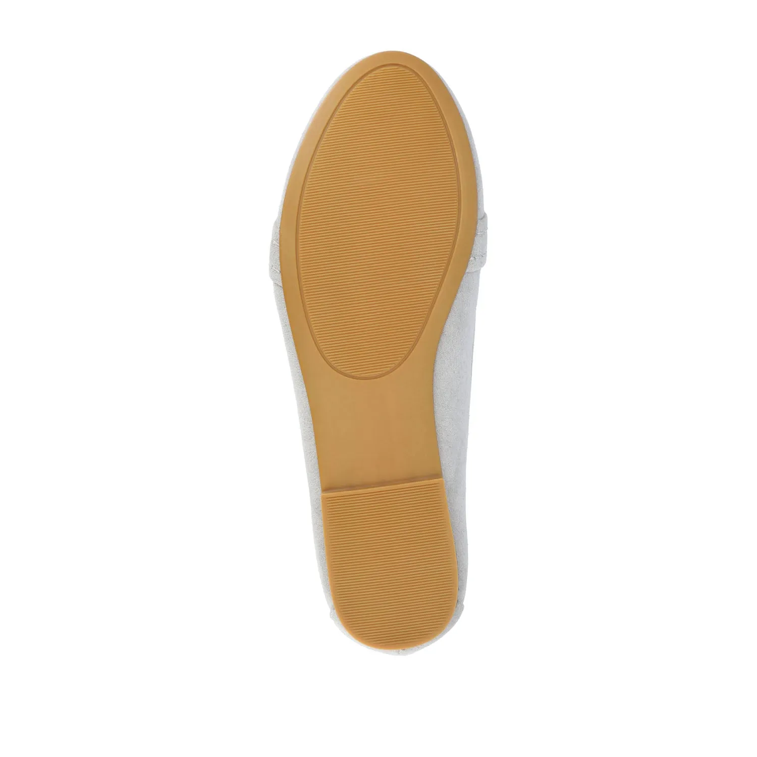 MARCI LOAFER FLATS IN FAUX SUEDE drive safe