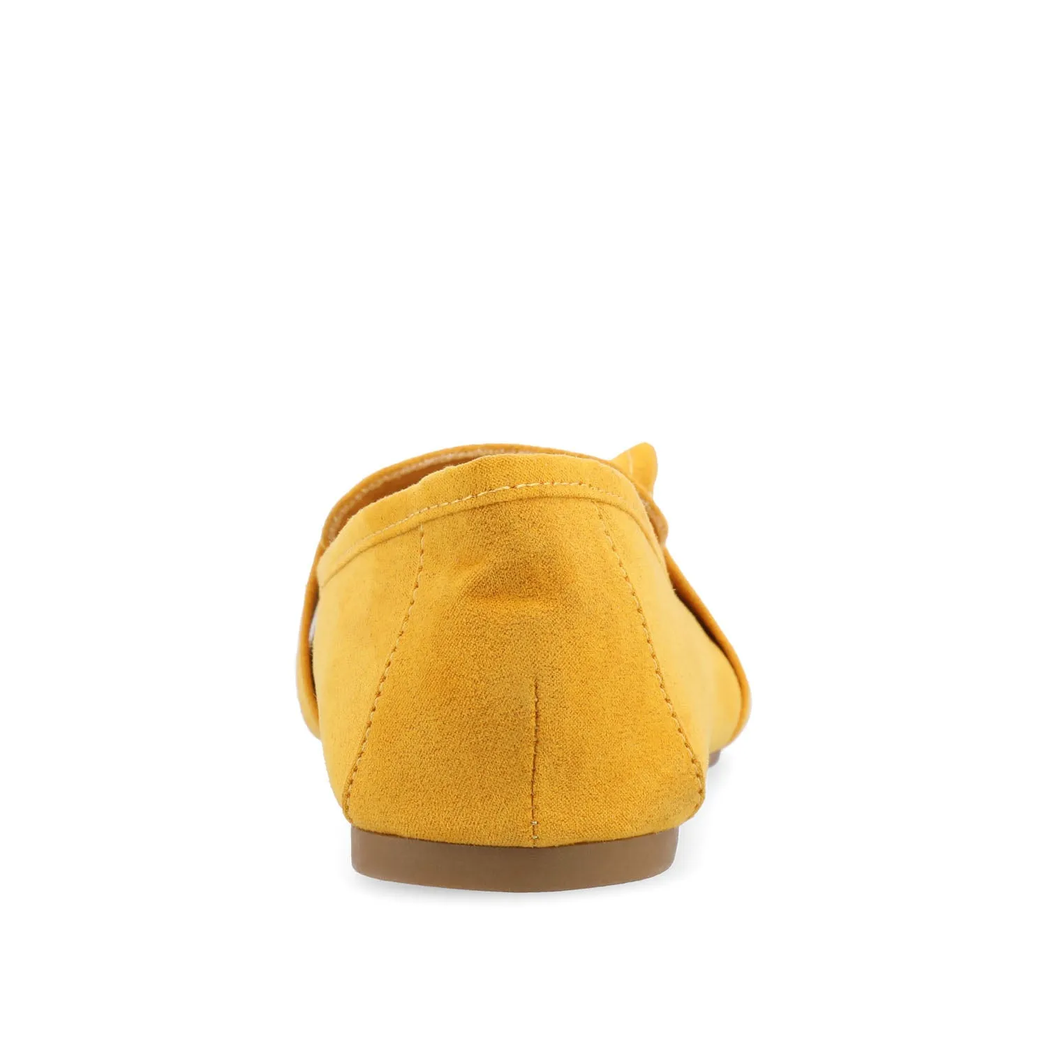 MARCI LOAFER FLATS IN FAUX SUEDE drive safe