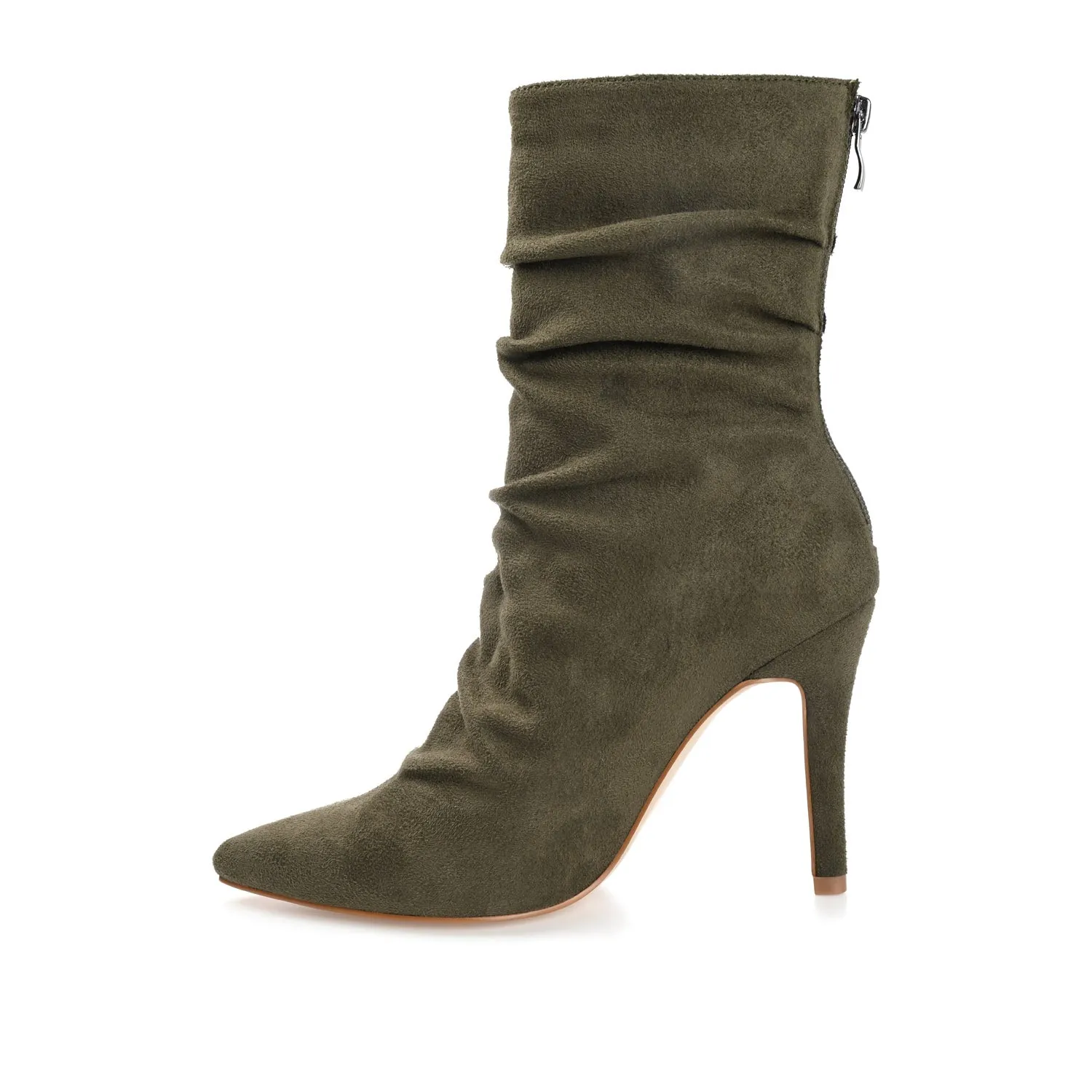 MARKIE STILETTO HEELED BOOTIES IN FAUX SUEDE urban trail