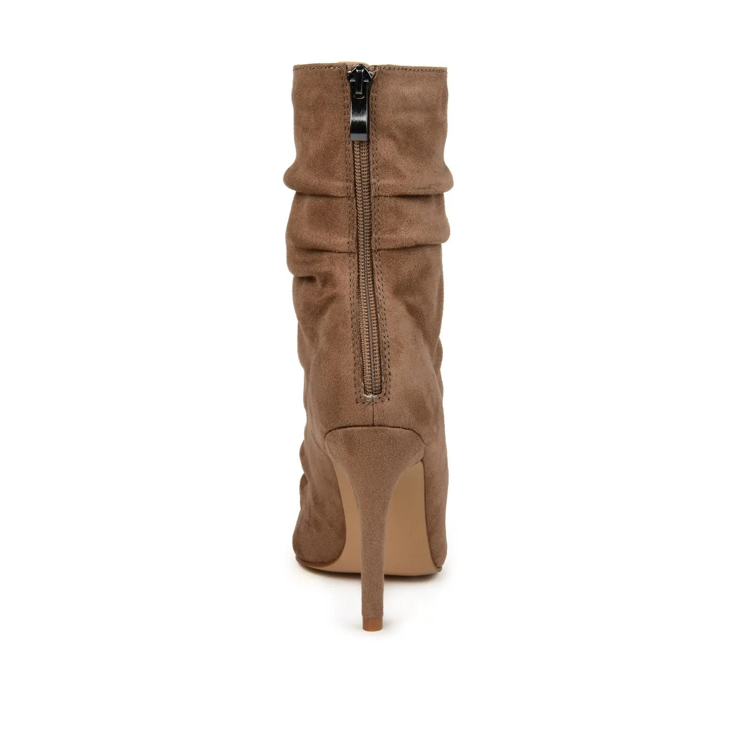 MARKIE STILETTO HEELED BOOTIES IN FAUX SUEDE urban trail