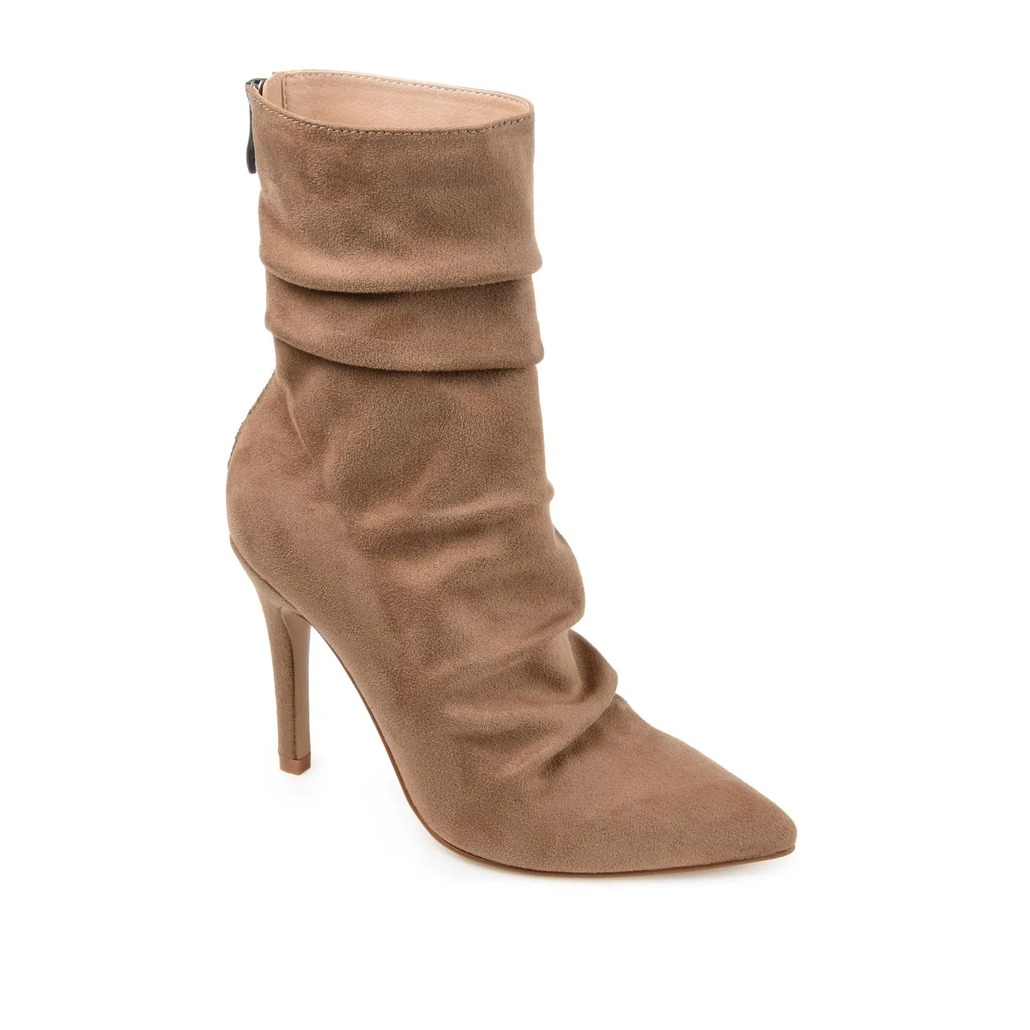 MARKIE STILETTO HEELED BOOTIES IN FAUX SUEDE urban trail