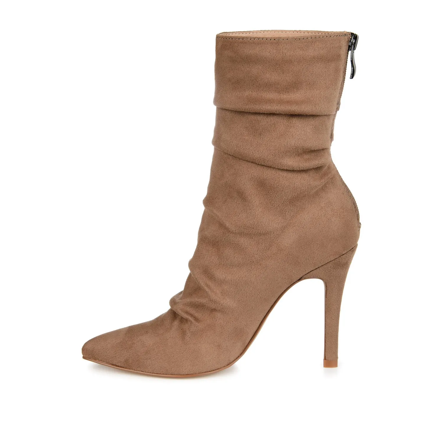 MARKIE STILETTO HEELED BOOTIES IN FAUX SUEDE urban trail