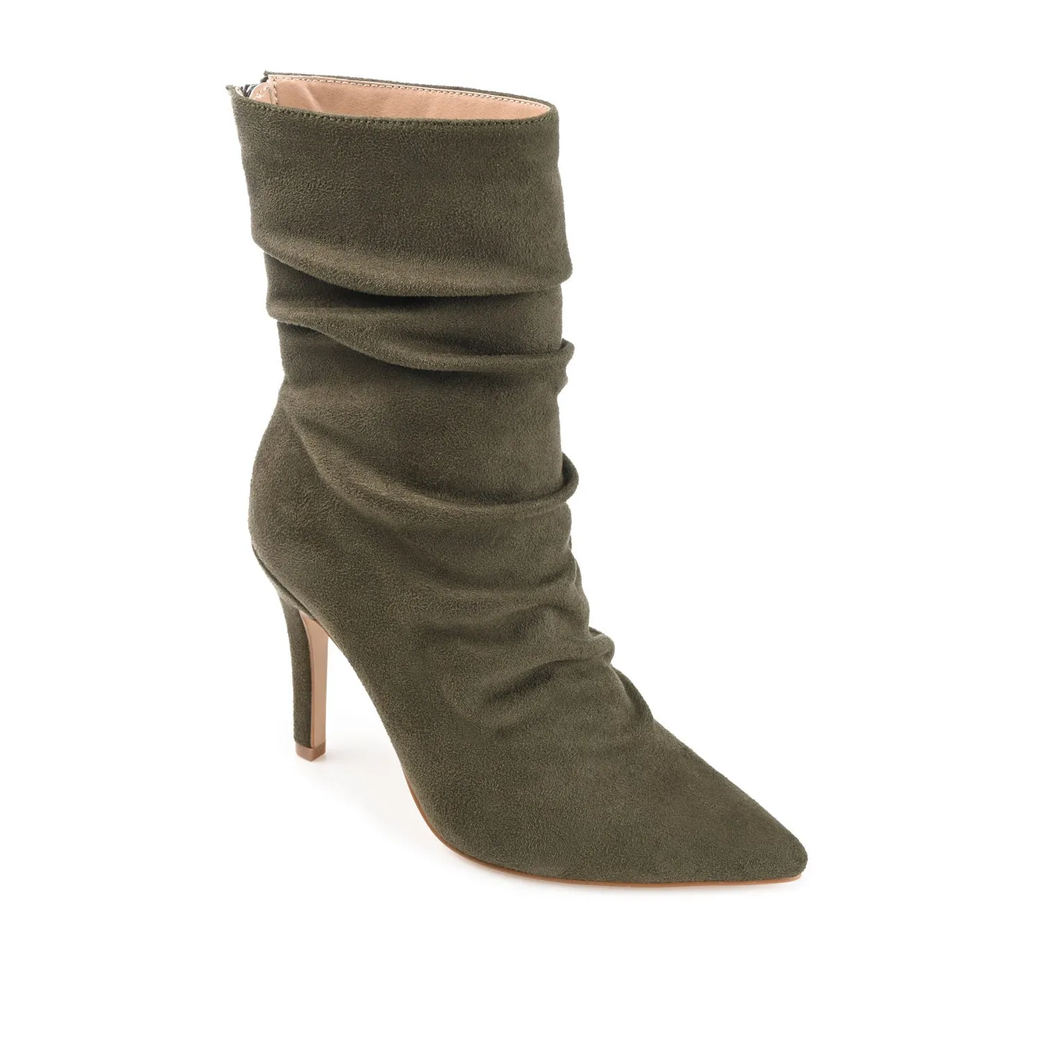 MARKIE STILETTO HEELED BOOTIES IN FAUX SUEDE urban trail