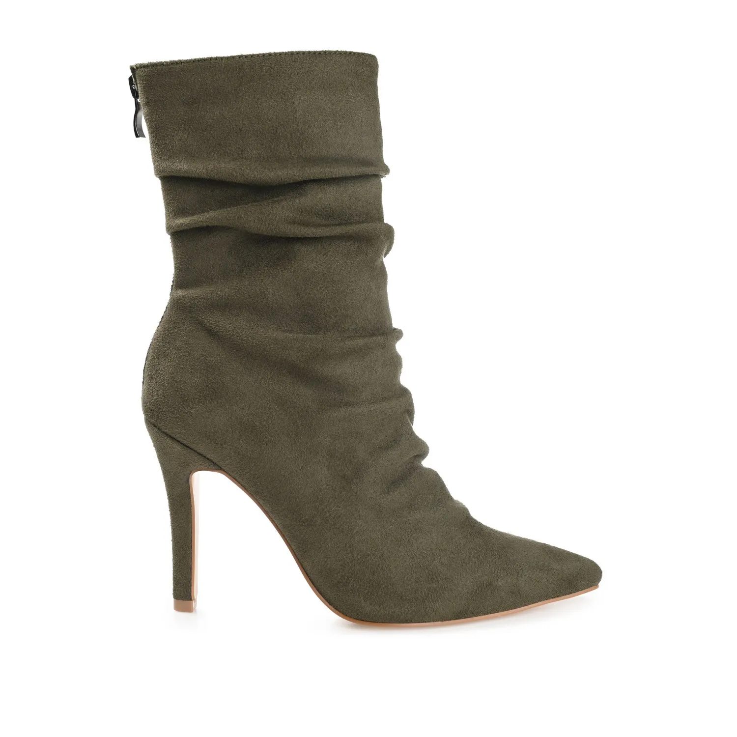 MARKIE STILETTO HEELED BOOTIES IN FAUX SUEDE urban trail