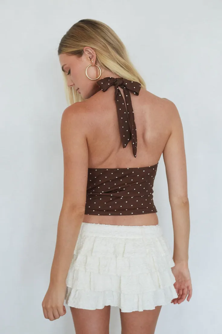 Marlo Ruffle Tiered Mini Skort date night