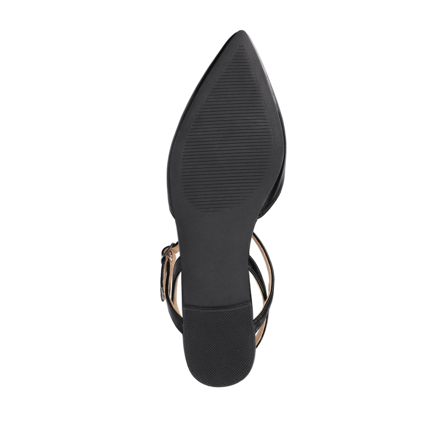 MARTINE SLINGBACK FLATS IN FAUX LEATHER travel light
