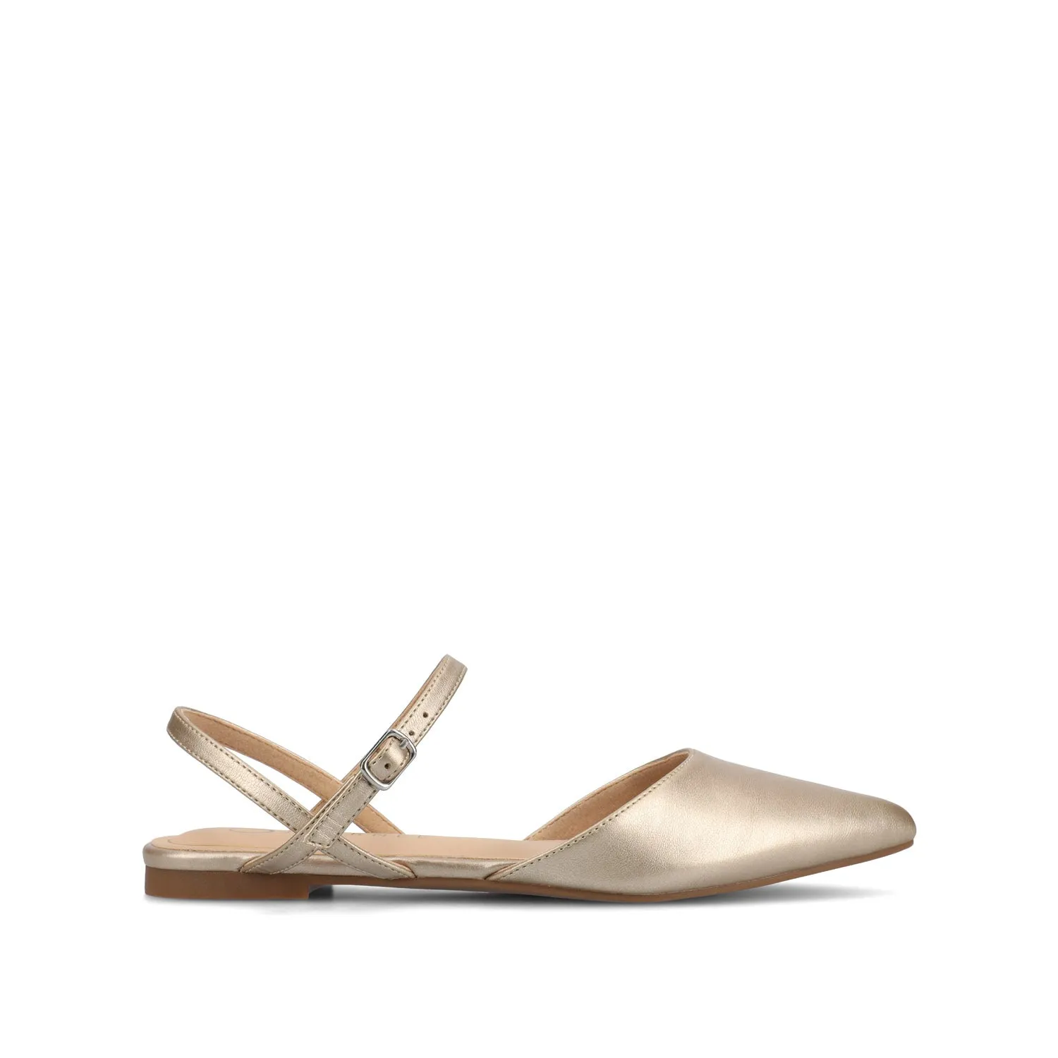 MARTINE SLINGBACK FLATS IN FAUX LEATHER travel light