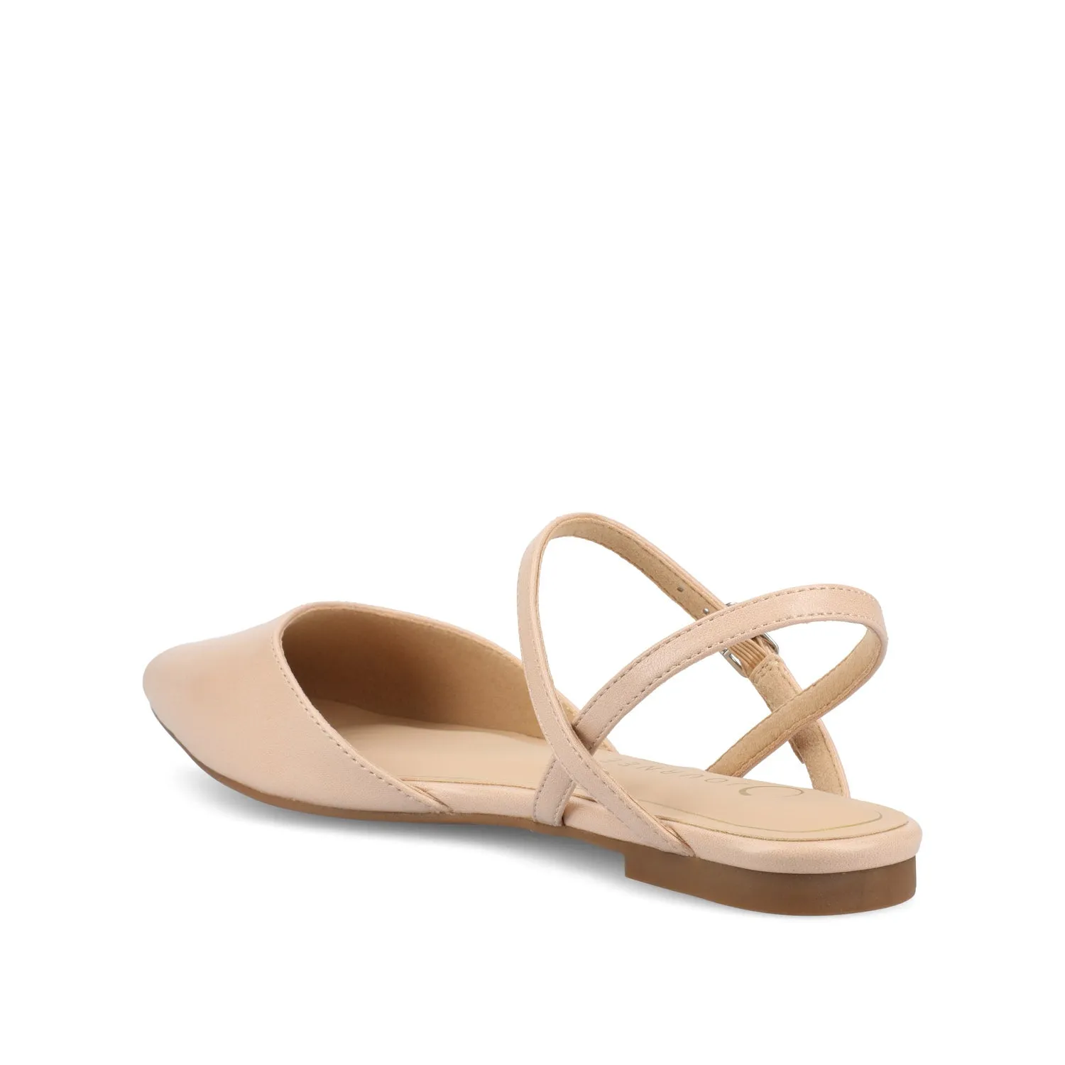 MARTINE SLINGBACK FLATS IN FAUX LEATHER travel light