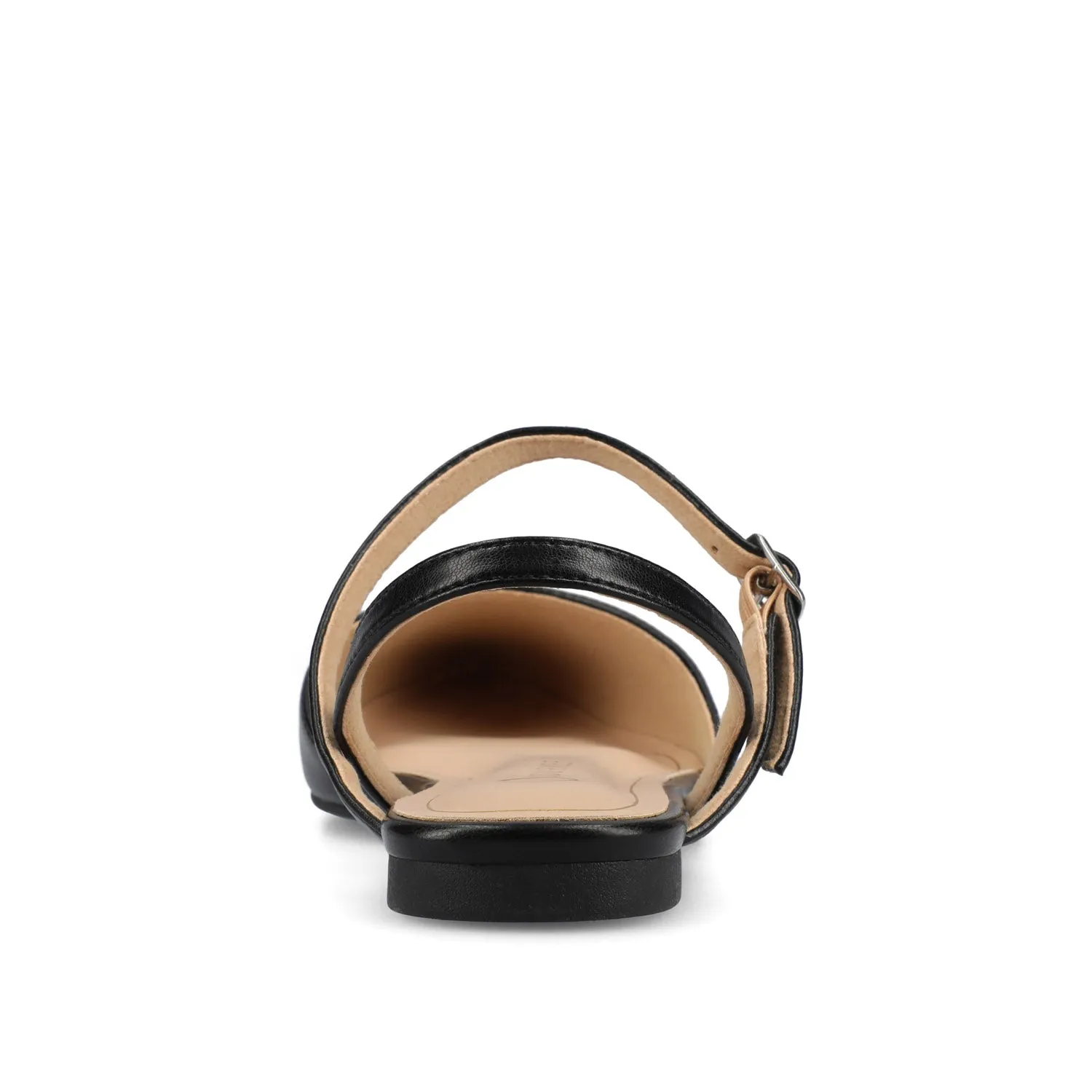 MARTINE SLINGBACK FLATS IN FAUX LEATHER travel light