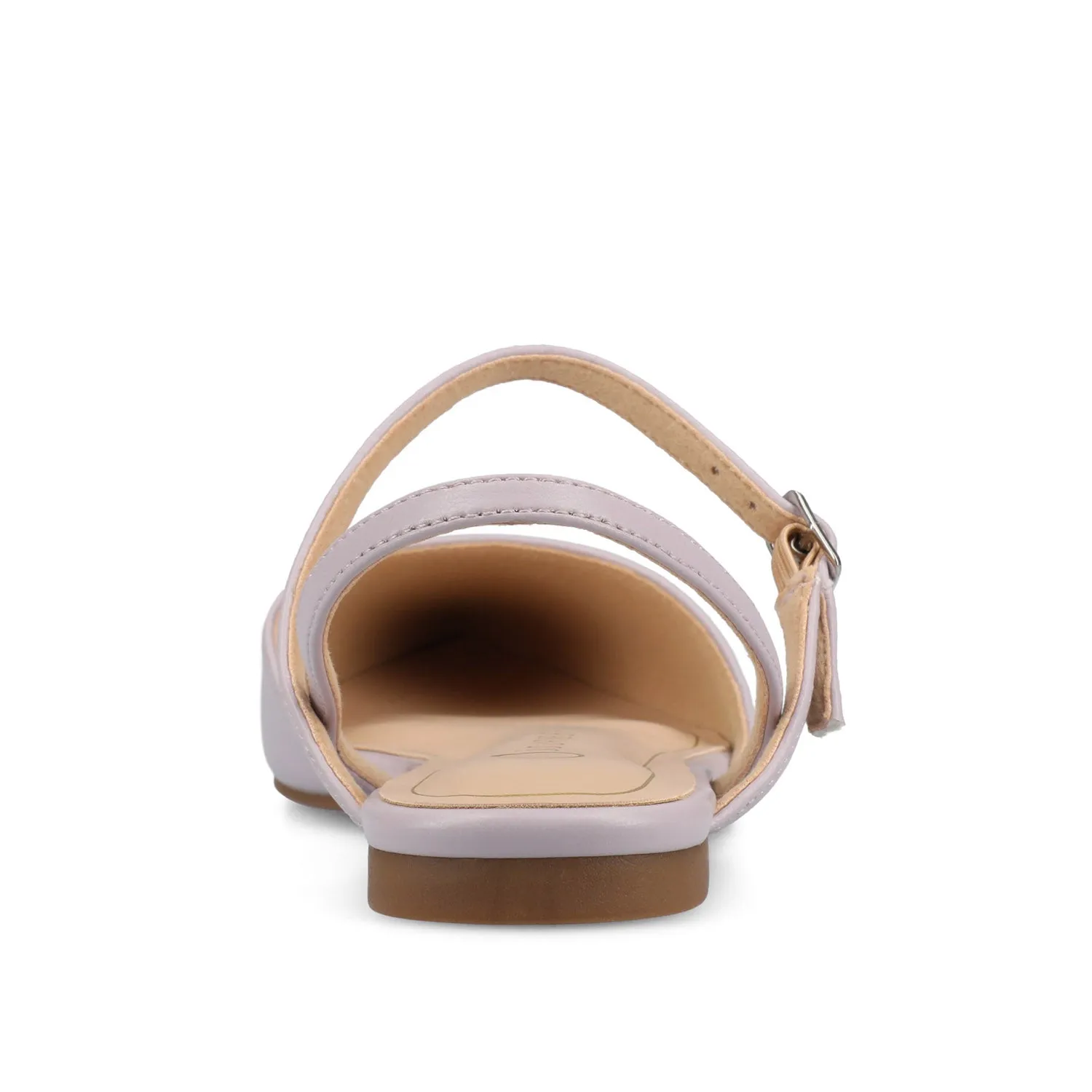 MARTINE SLINGBACK FLATS IN FAUX LEATHER travel light