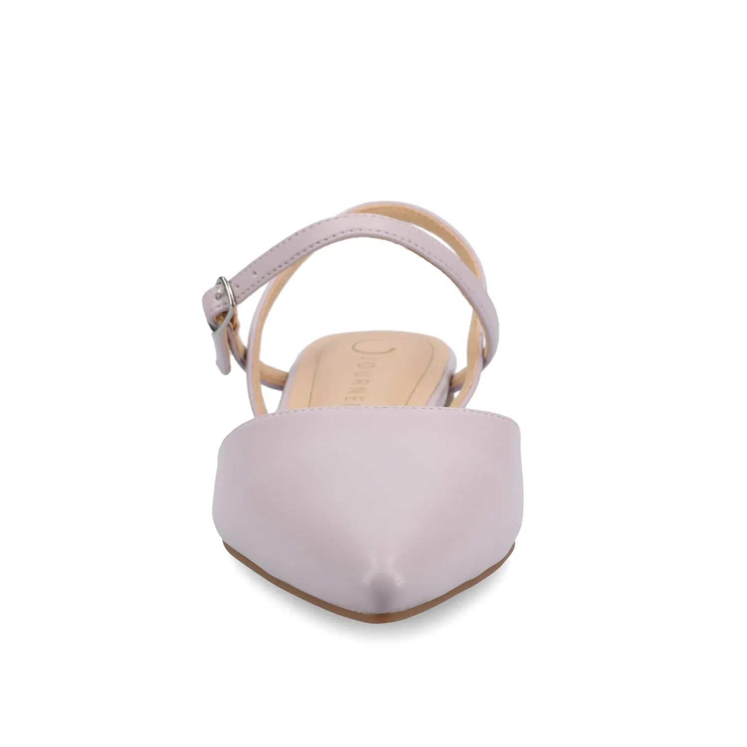 MARTINE SLINGBACK FLATS IN FAUX LEATHER travel light