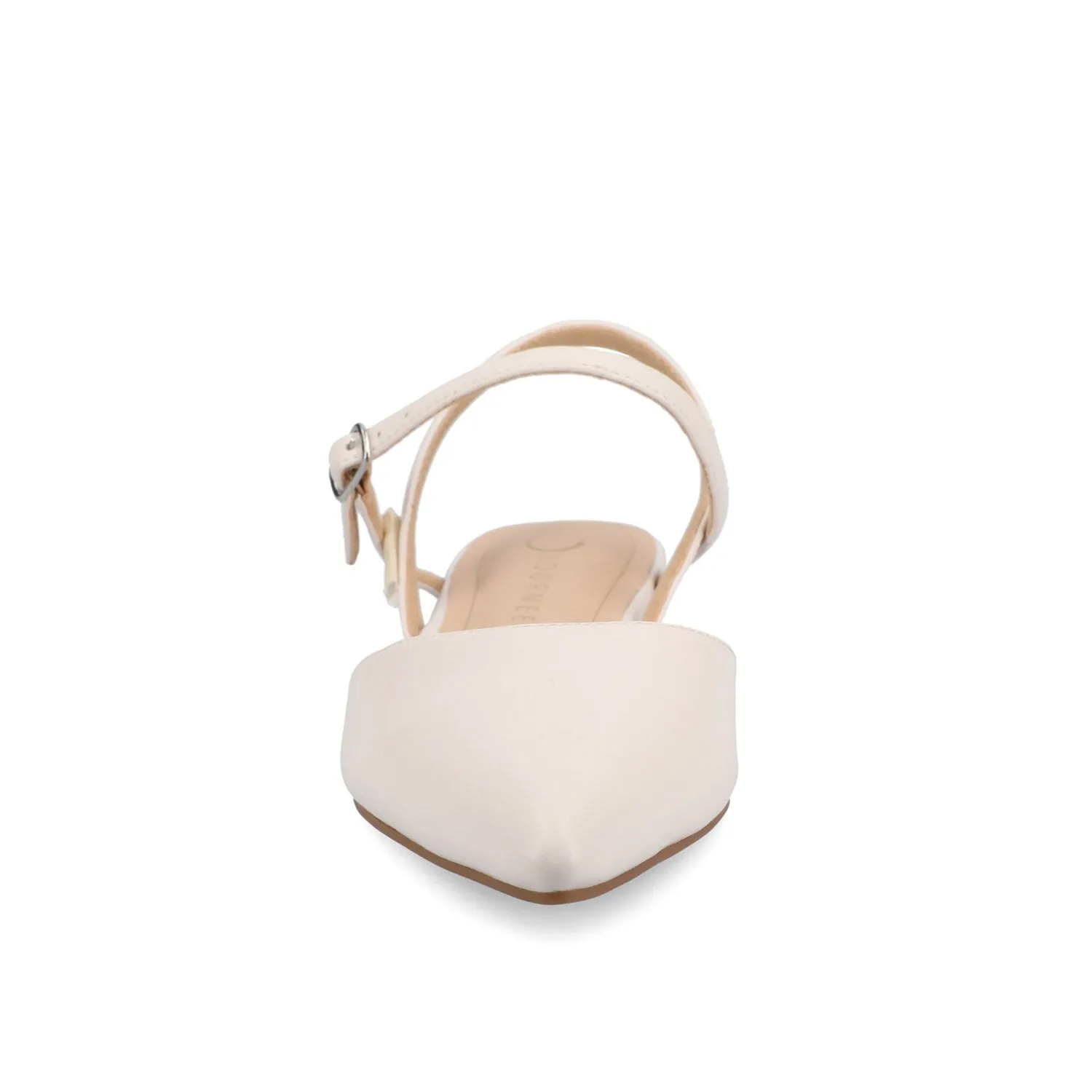 MARTINE SLINGBACK FLATS IN FAUX LEATHER travel light