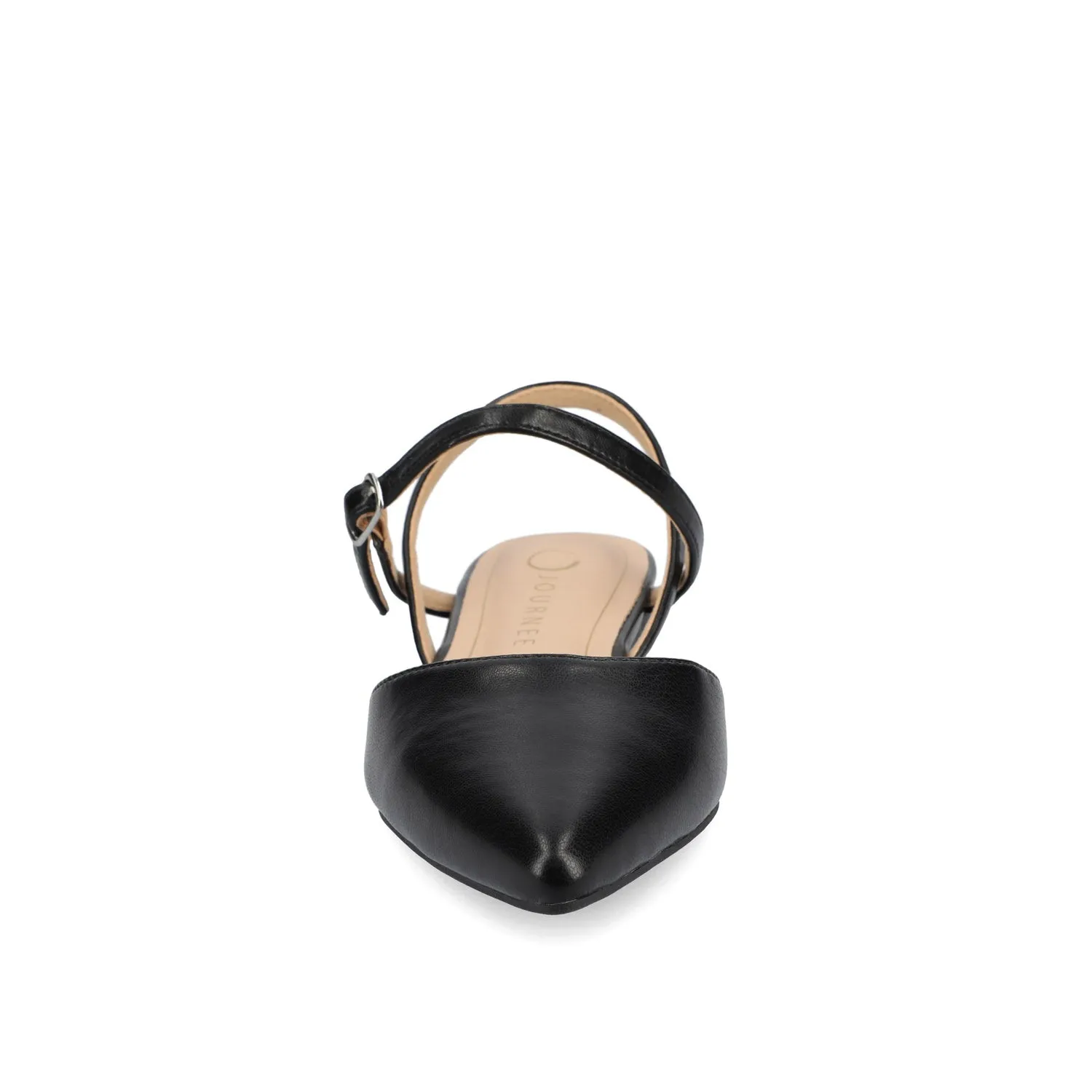 MARTINE SLINGBACK FLATS IN FAUX LEATHER travel light