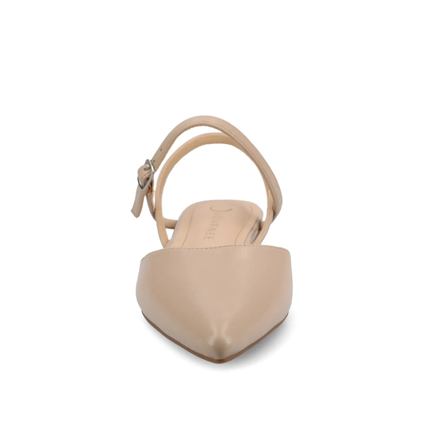 MARTINE SLINGBACK FLATS IN FAUX LEATHER travel light