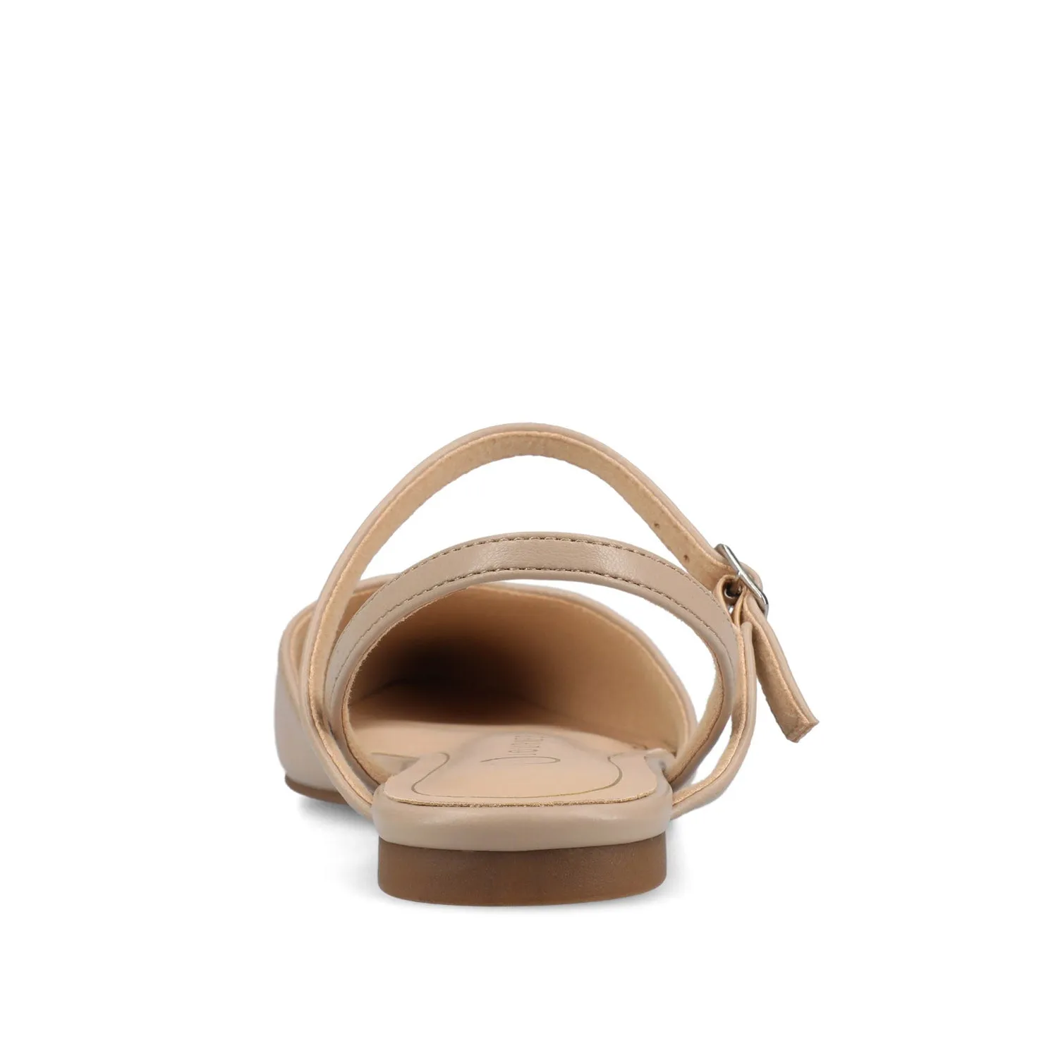MARTINE SLINGBACK FLATS IN FAUX LEATHER travel light