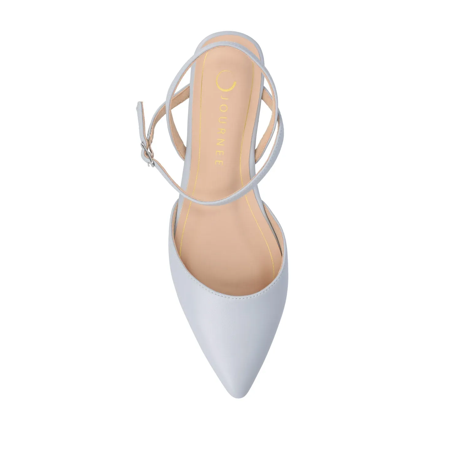 MARTINE SLINGBACK FLATS IN FAUX LEATHER travel light
