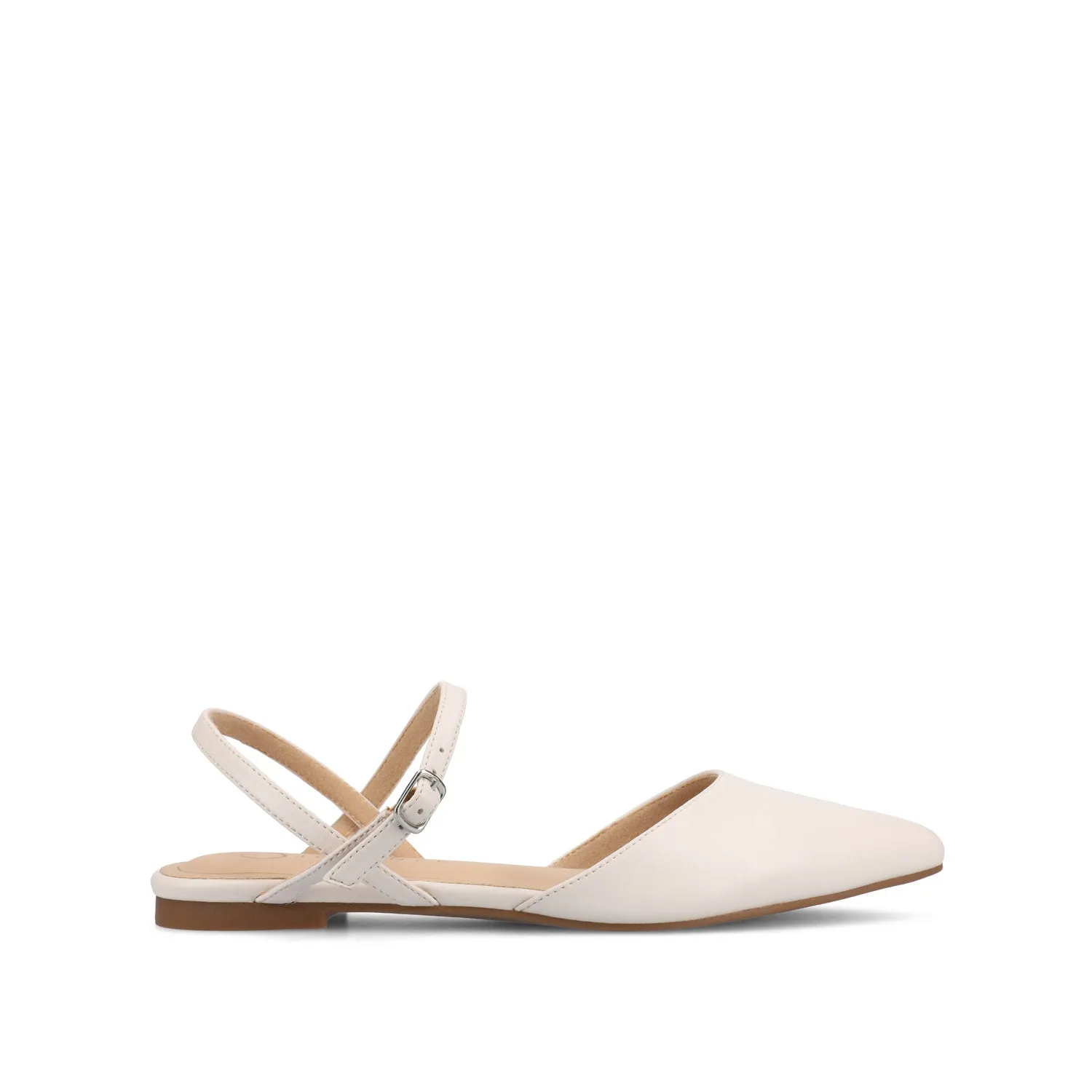 MARTINE SLINGBACK FLATS IN FAUX LEATHER travel light