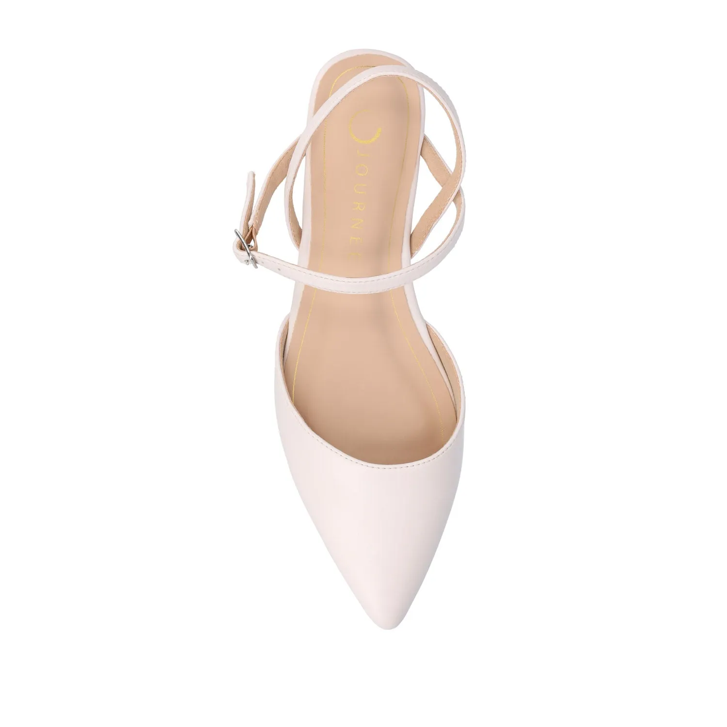 MARTINE SLINGBACK FLATS IN FAUX LEATHER travel light