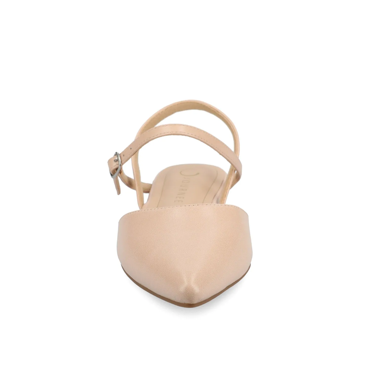 MARTINE SLINGBACK FLATS IN FAUX LEATHER travel light