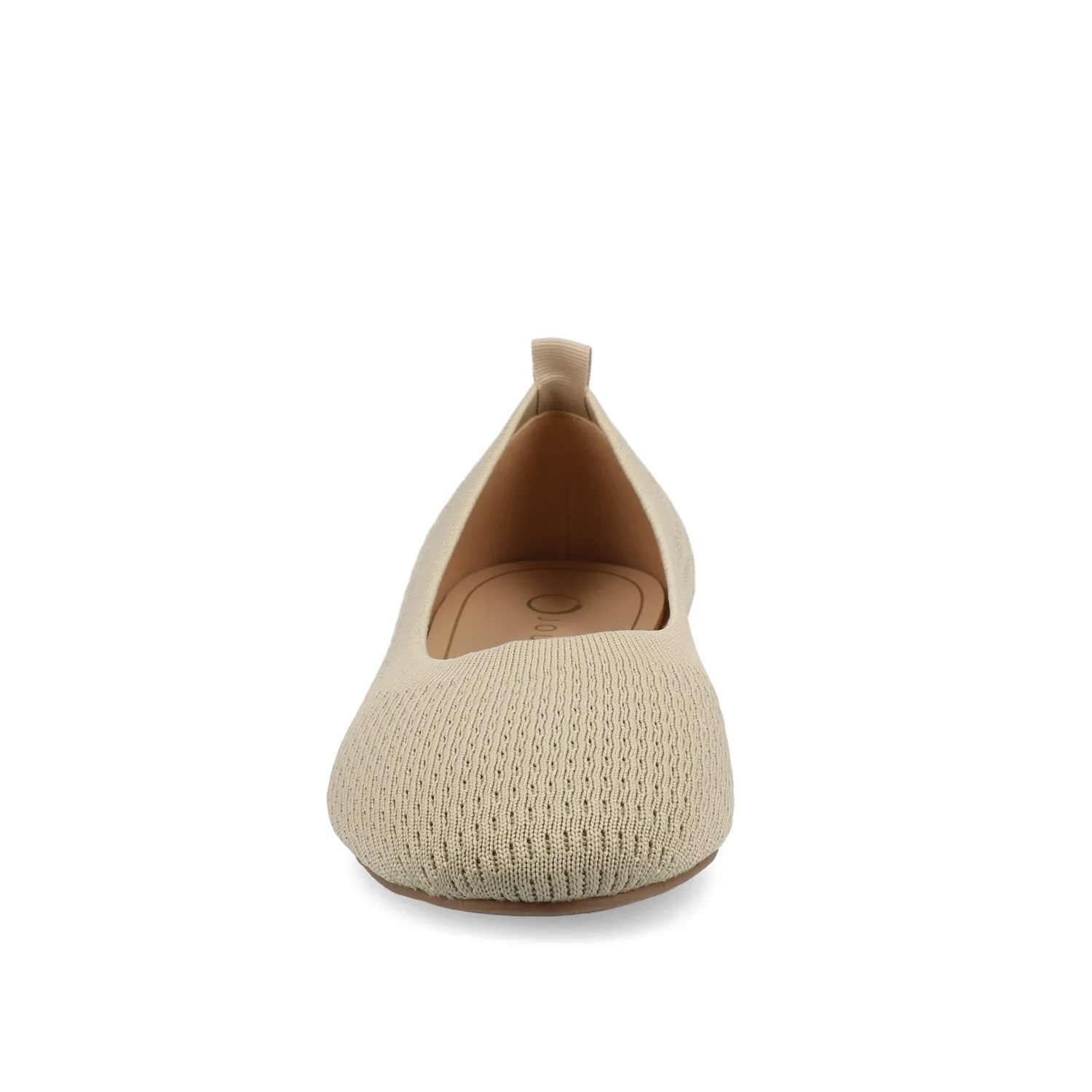 MARYANN KNIT FABRIC BALLET FLATS IN STATEMENT sling back