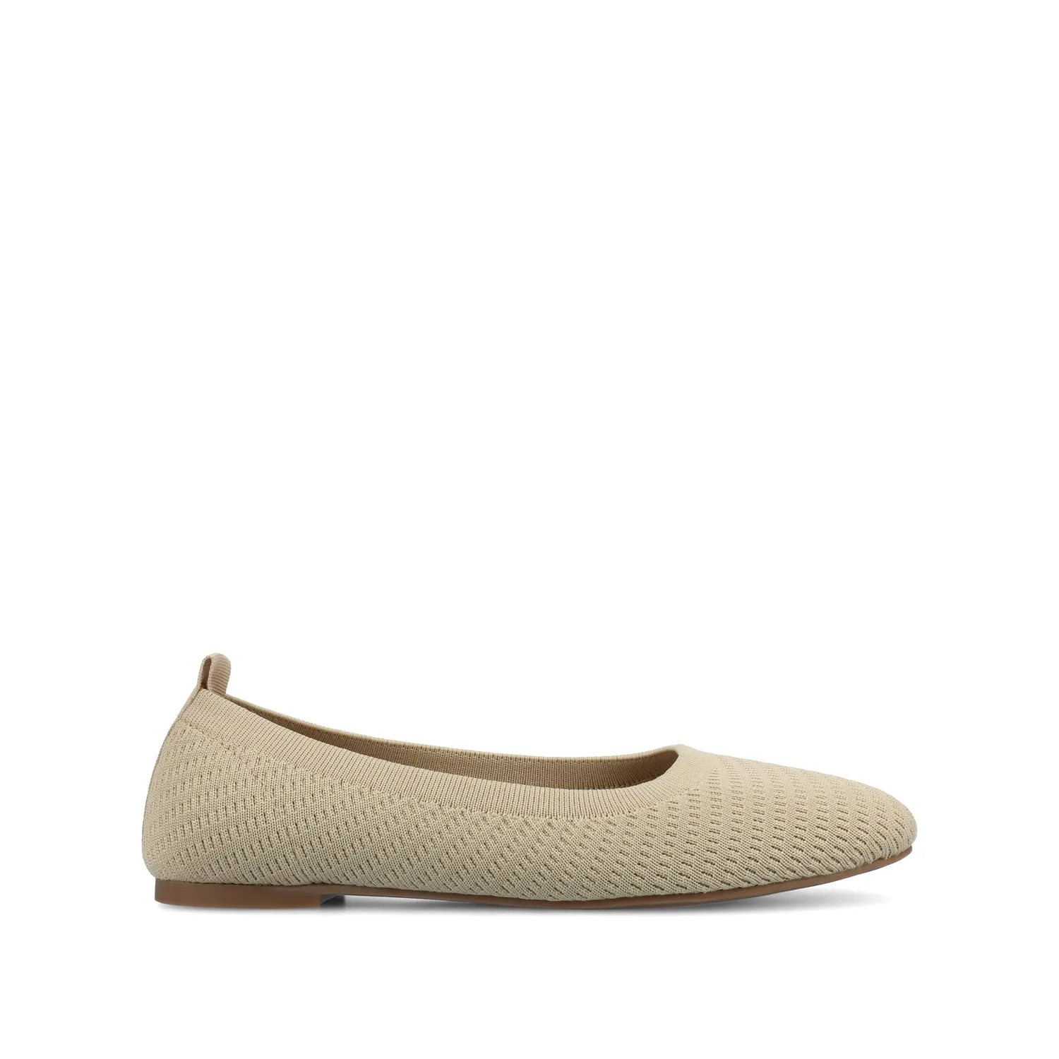 MARYANN KNIT FABRIC BALLET FLATS IN STATEMENT sling back