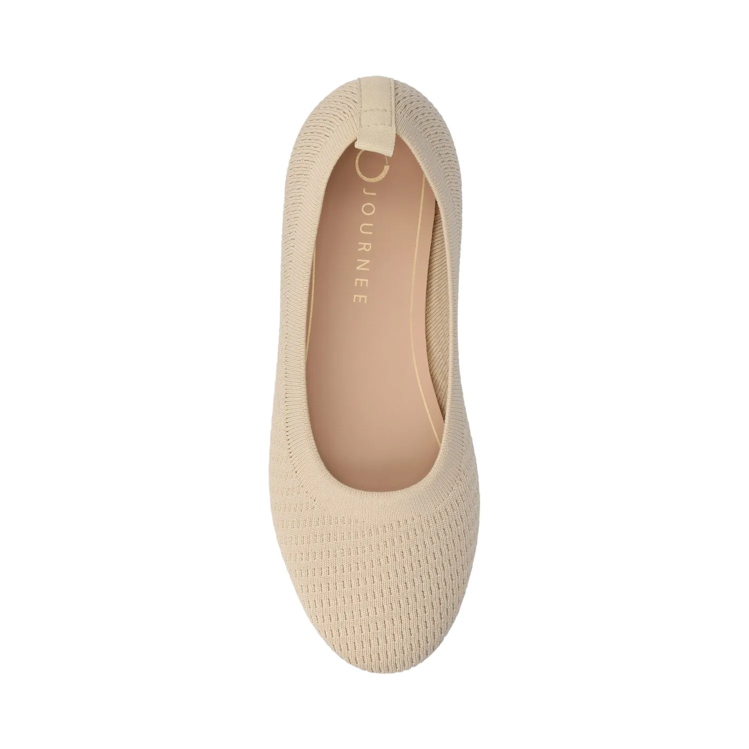 MARYANN KNIT FABRIC BALLET FLATS IN STATEMENT sling back