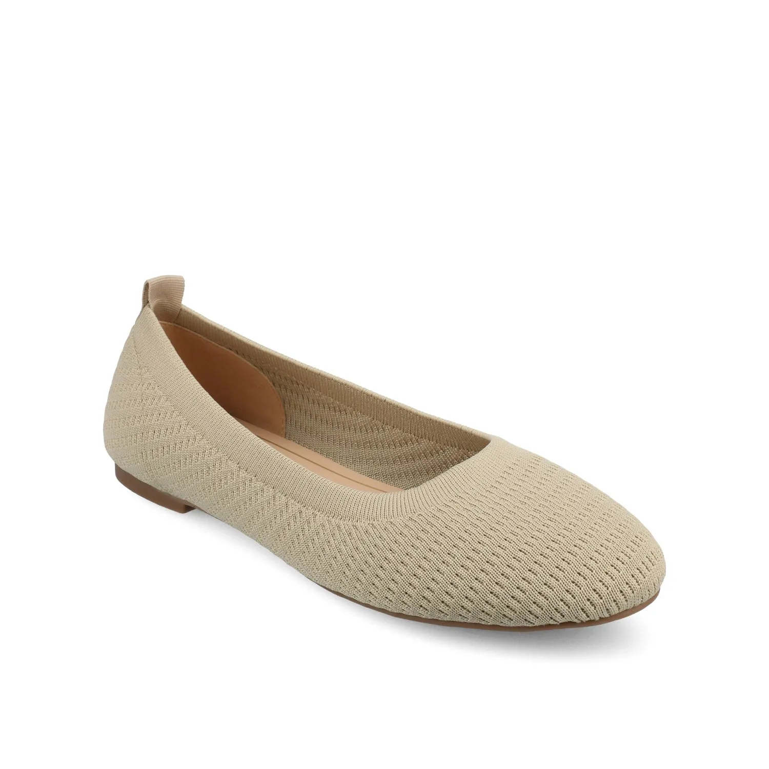 MARYANN KNIT FABRIC BALLET FLATS IN STATEMENT sling back